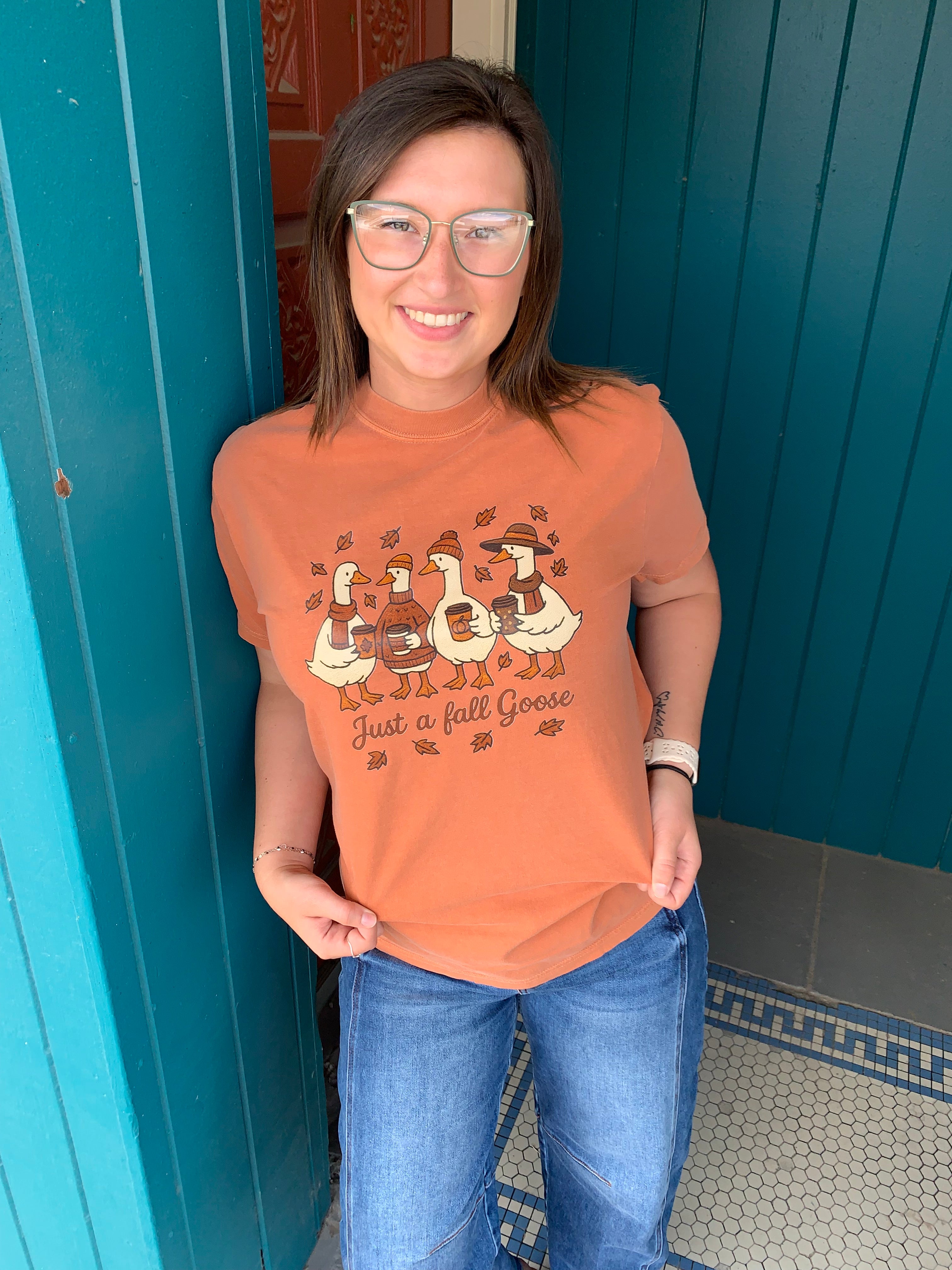 Just a Fall Goose T-shirt