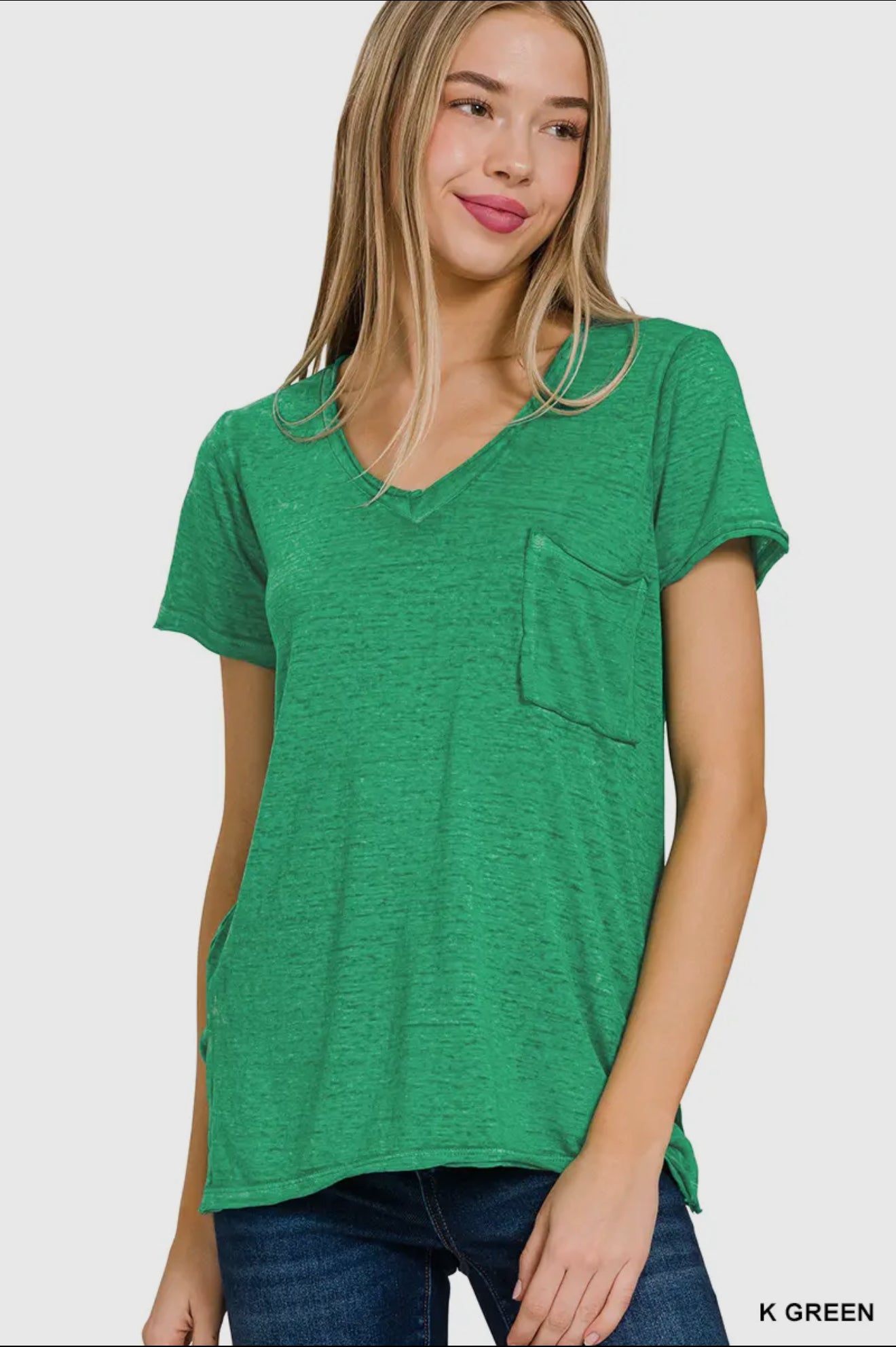 Washed Burnout Top