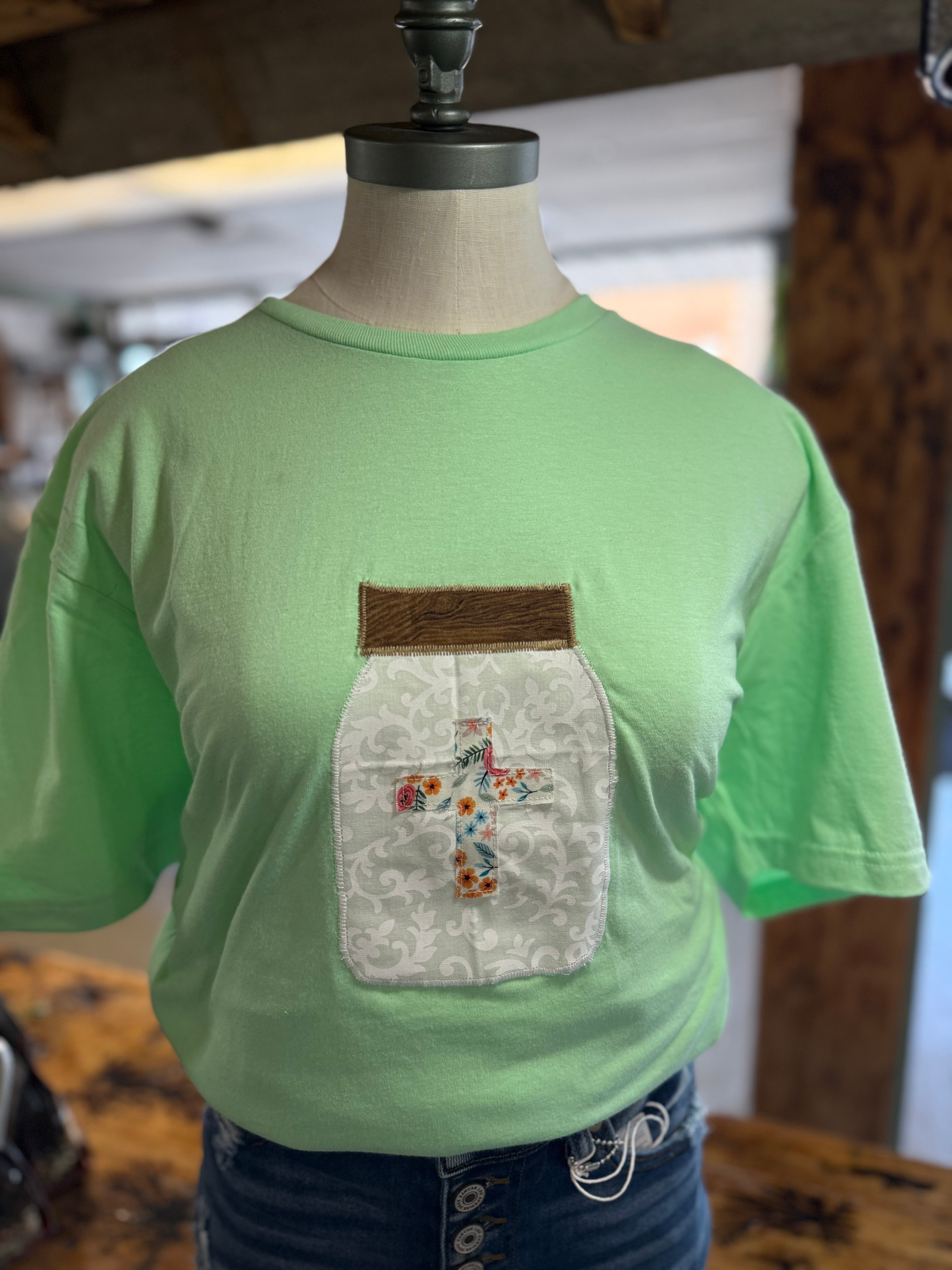 Mason Jar Cross T-shirt