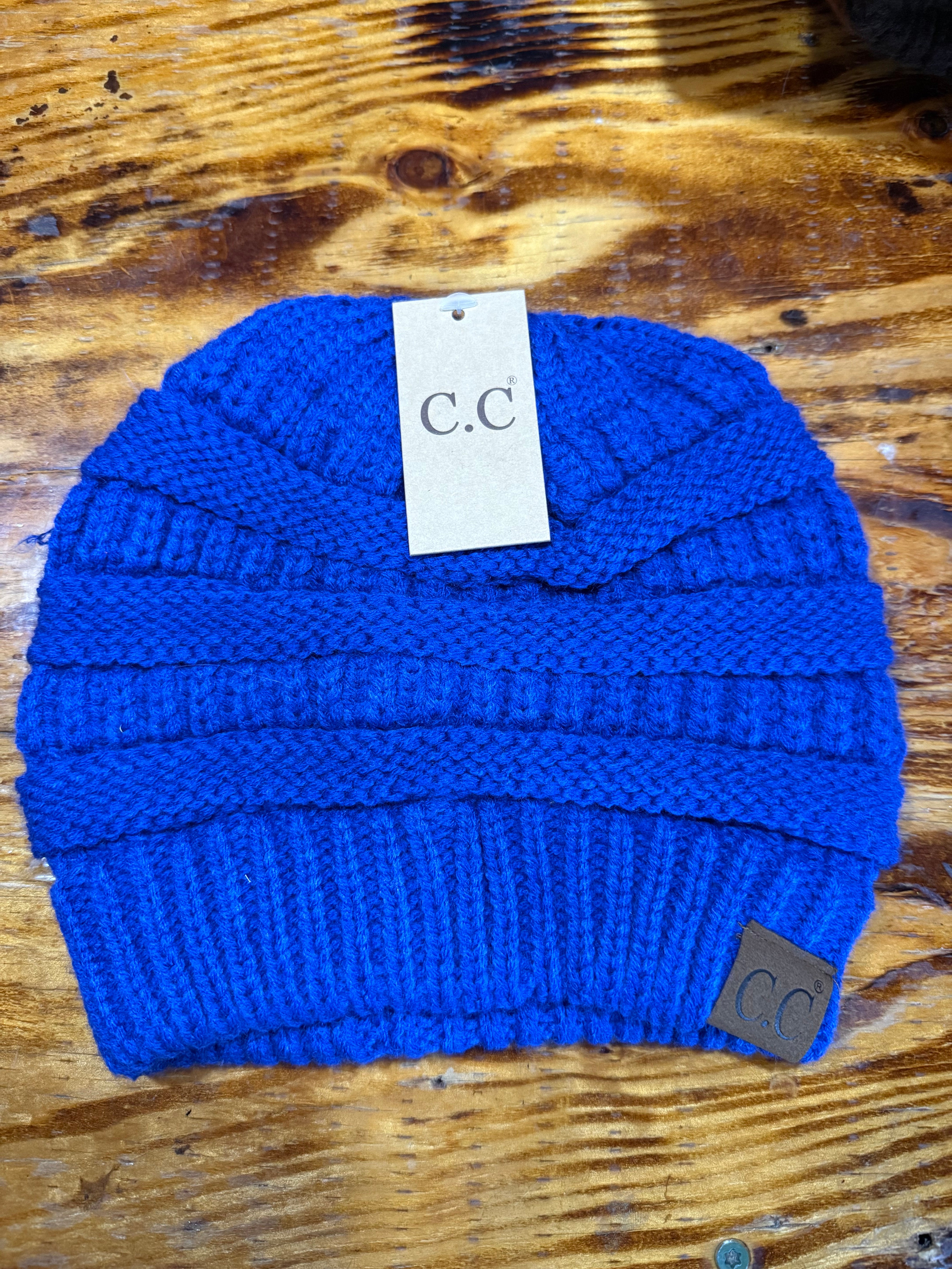 C.C Solid Cable Beanie