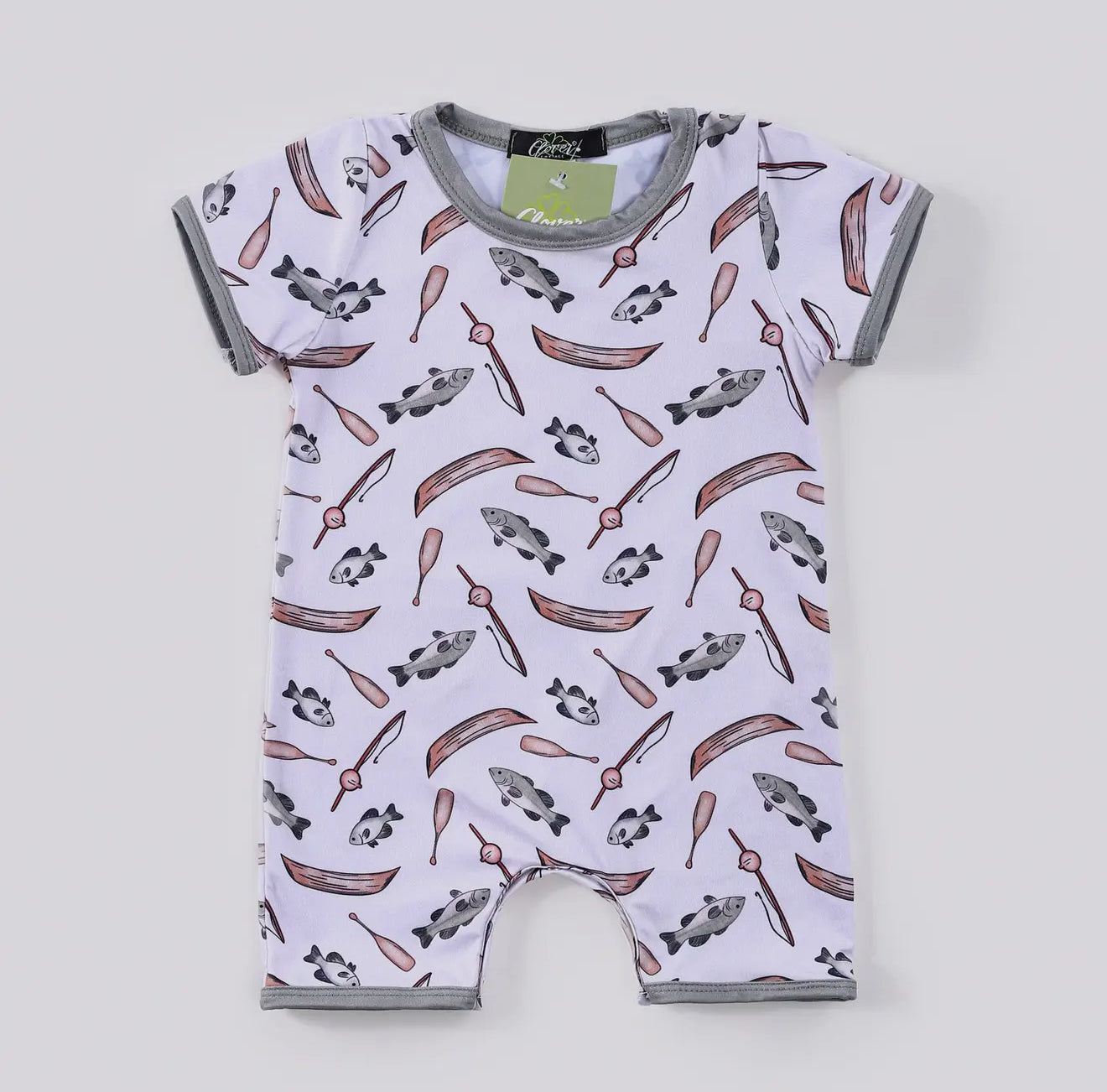 Fishing Pole Boy Romper