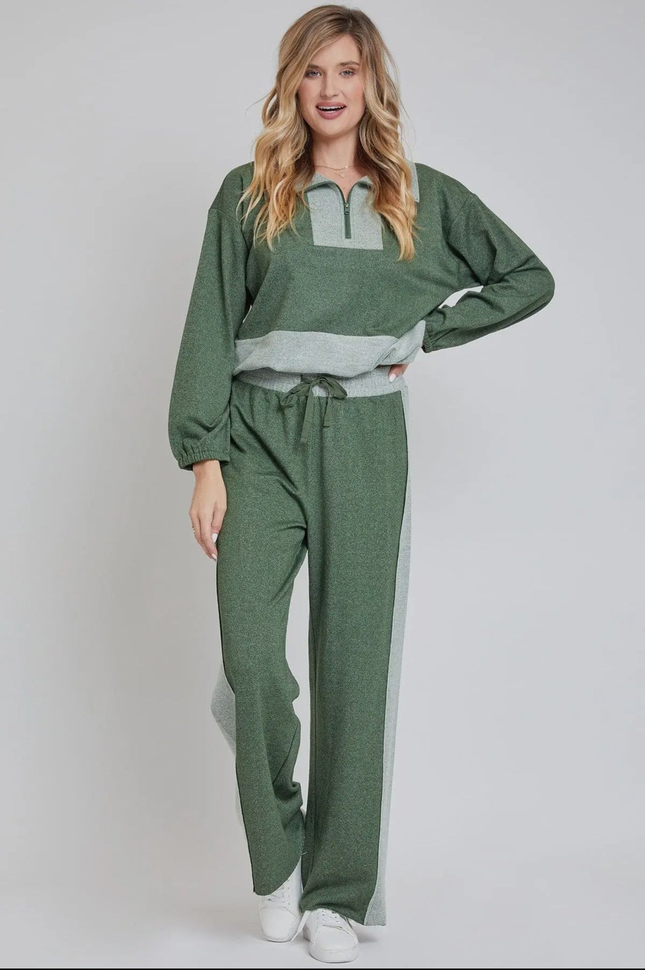 Pull Over Sweater with Drawstring Waist