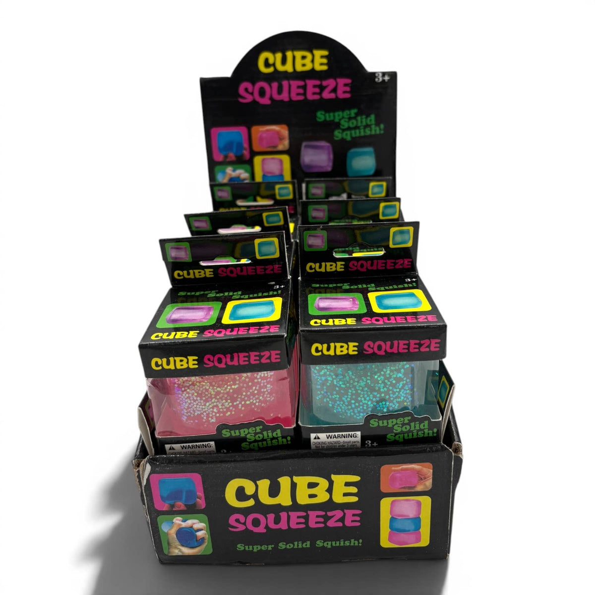 Assorted Glitter Squishy Cube