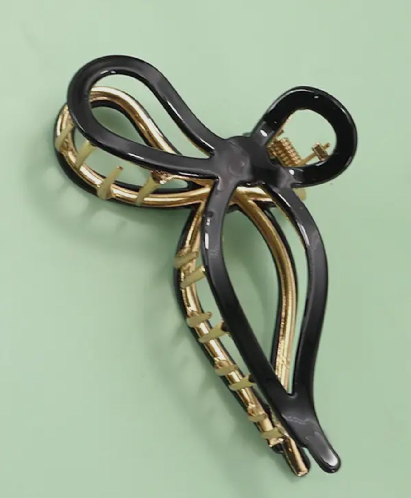 Jumbo Cellulose Casting Bow Hair Claw Clips