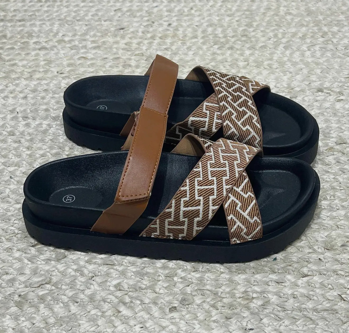 Chunky Designer Stap Sandals
