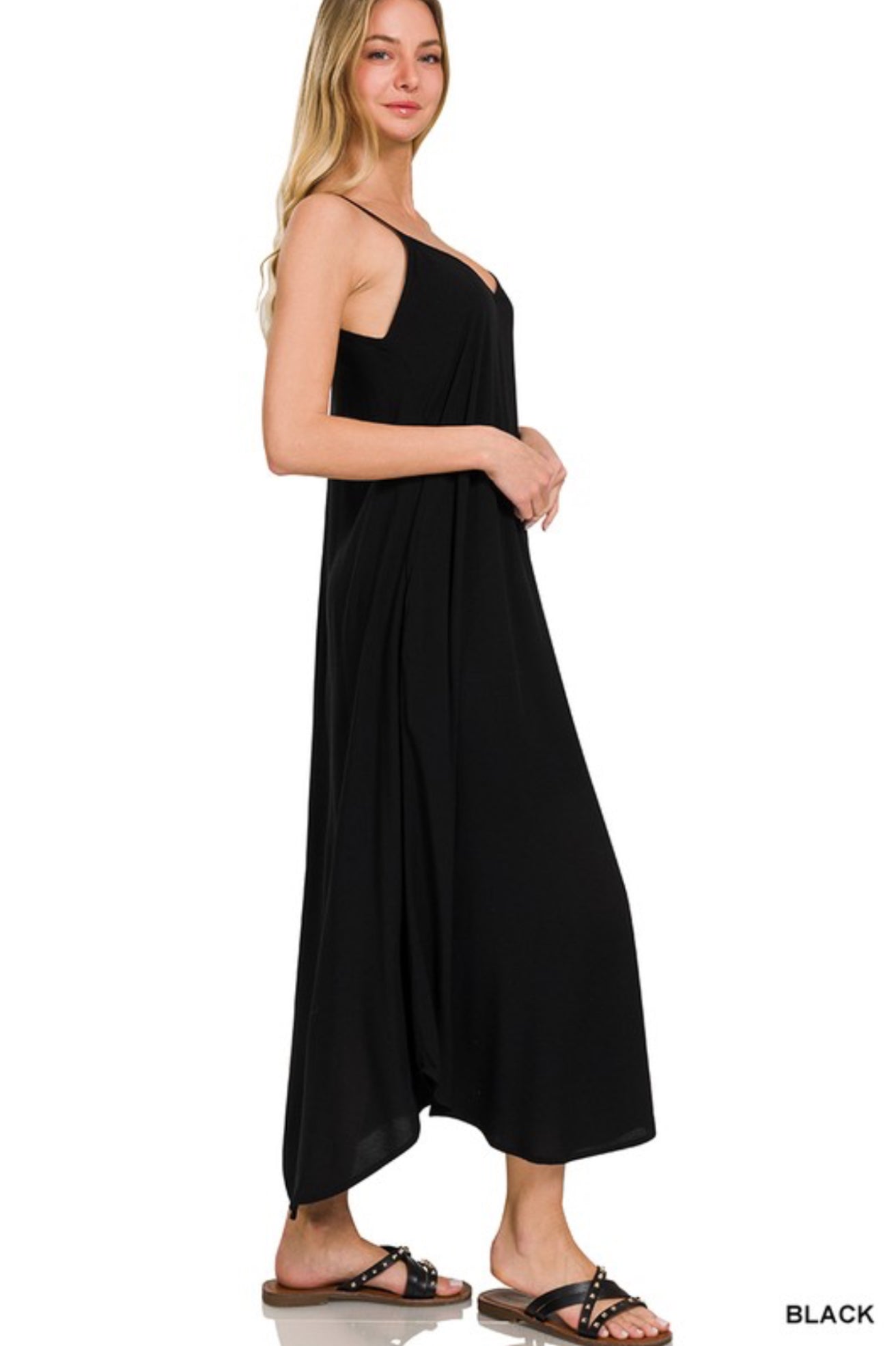 Cami Midi Dress W/ Pockets