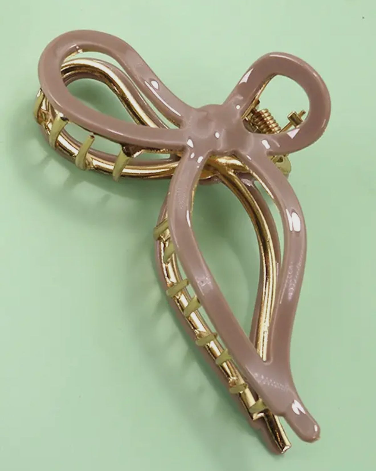 Jumbo Cellulose Casting Bow Hair Claw Clips