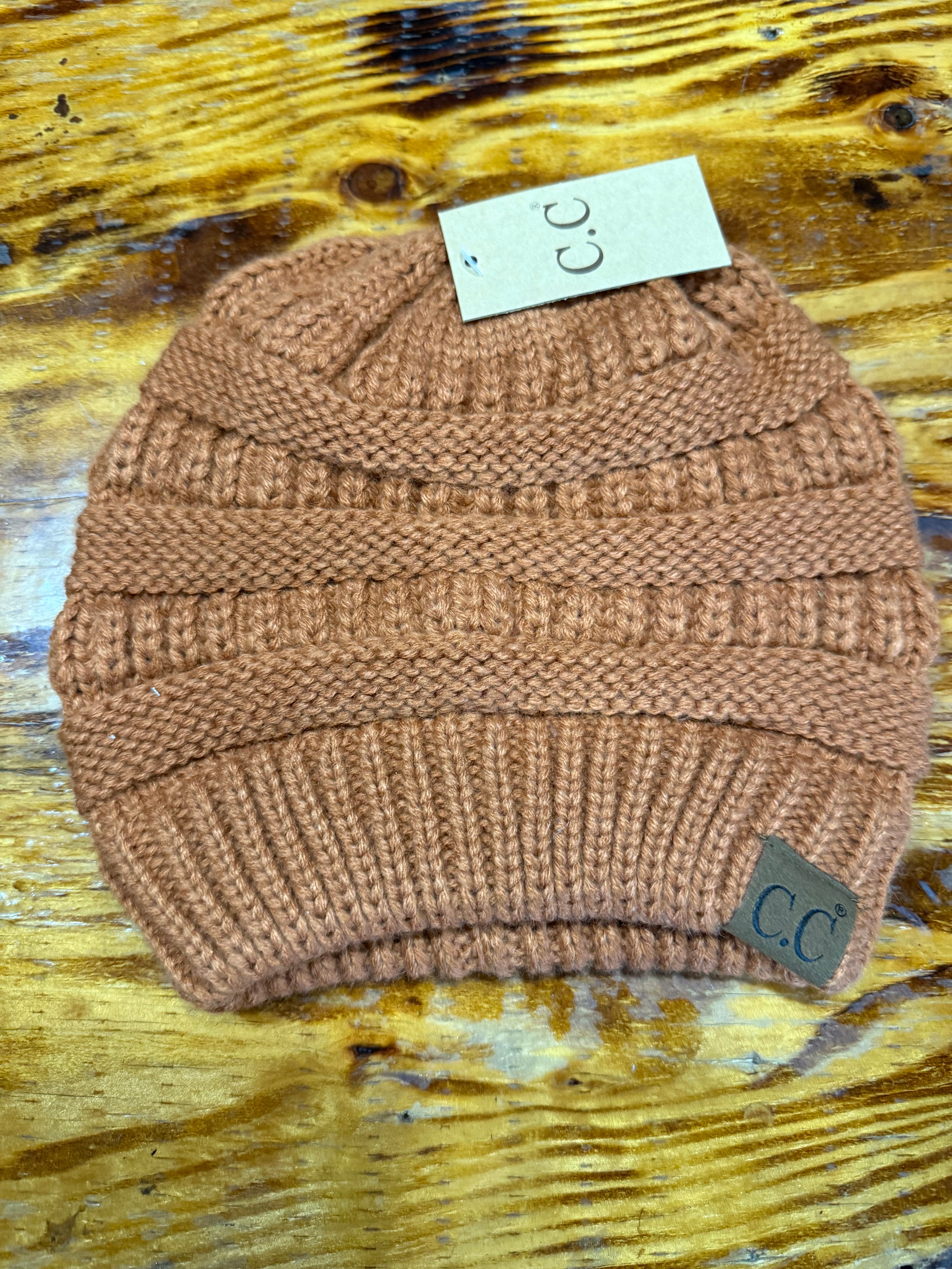 C.C Solid Cable Beanie