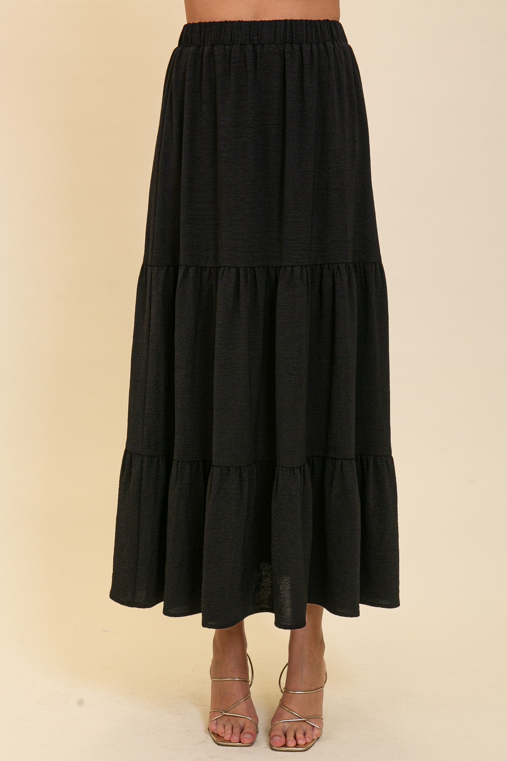 Boho High Waisted Airflow Maxi Skirt
