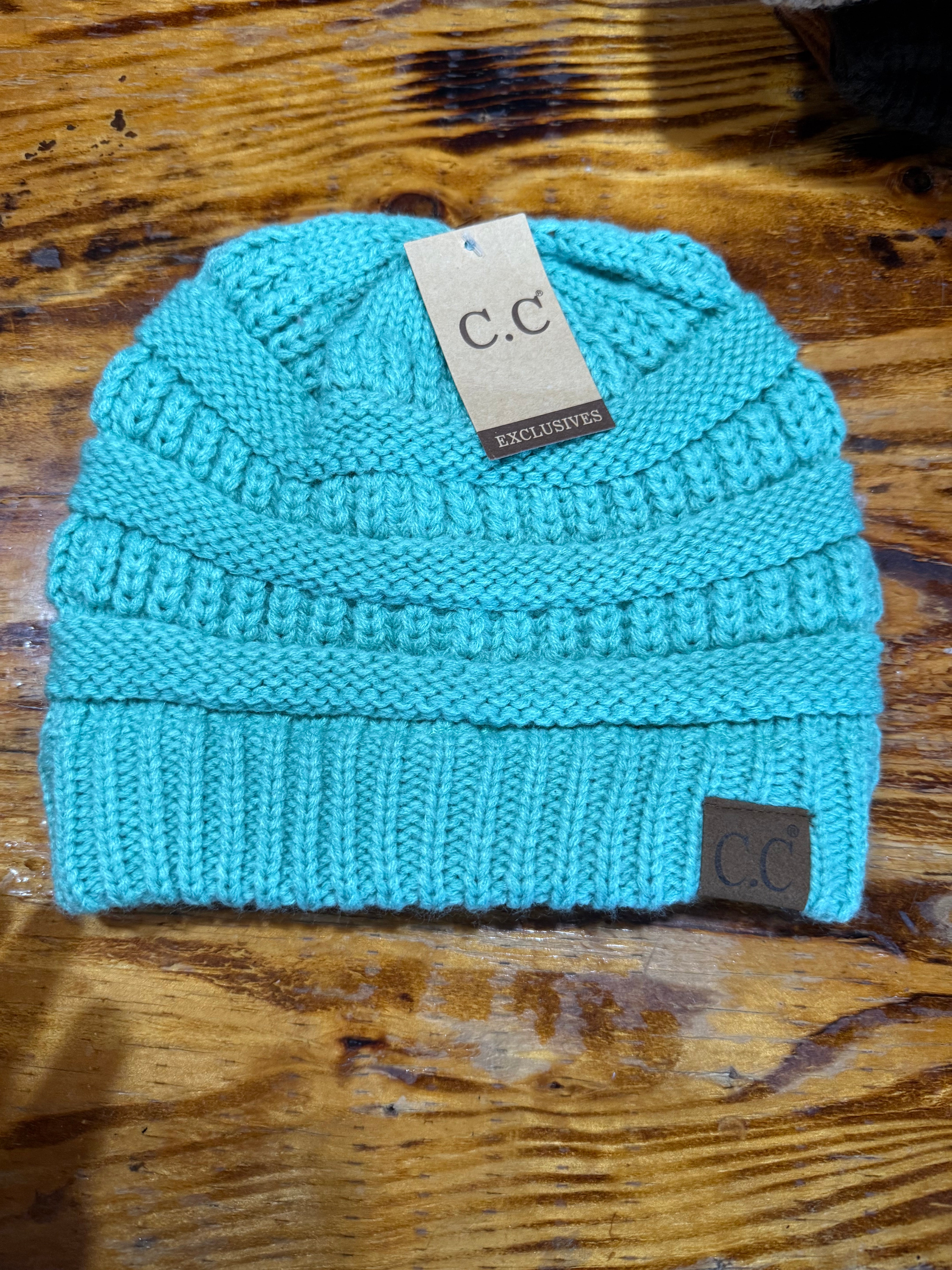 C.C Solid Cable Beanie