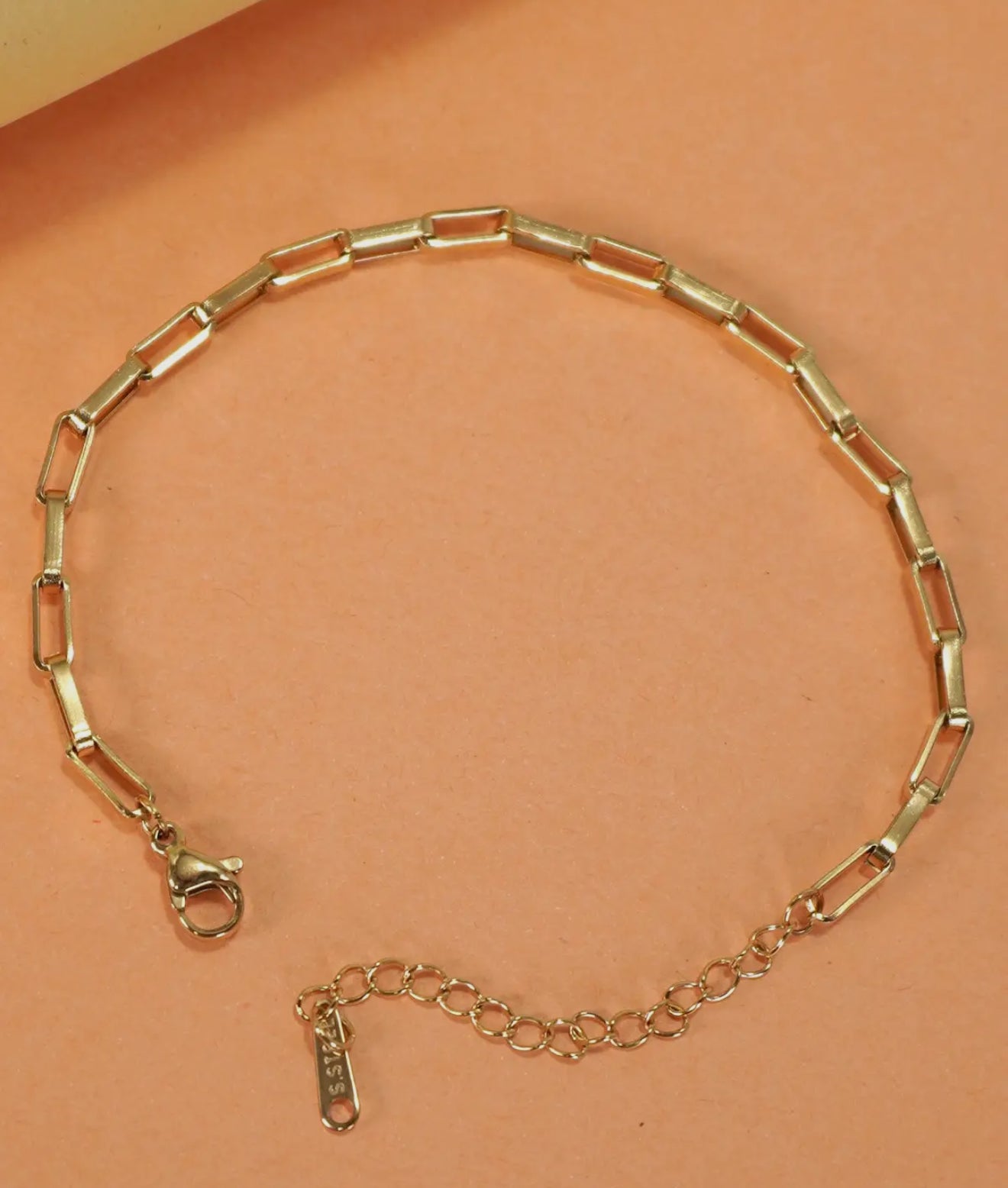 18K Stainless Steel Bracelet For Charms