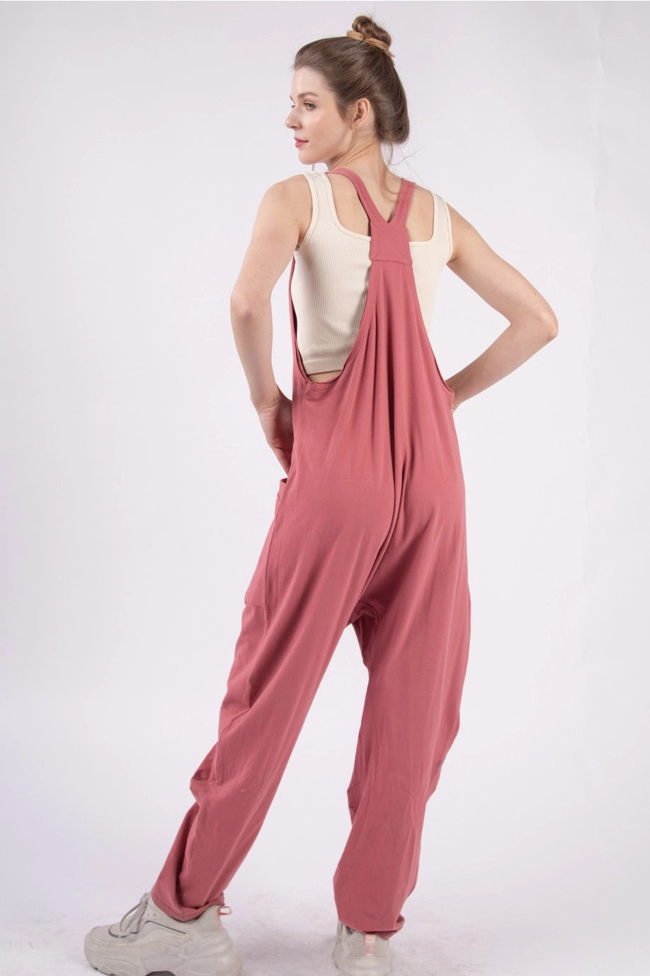 Casual Loose Fit Baggy Jumpsuit