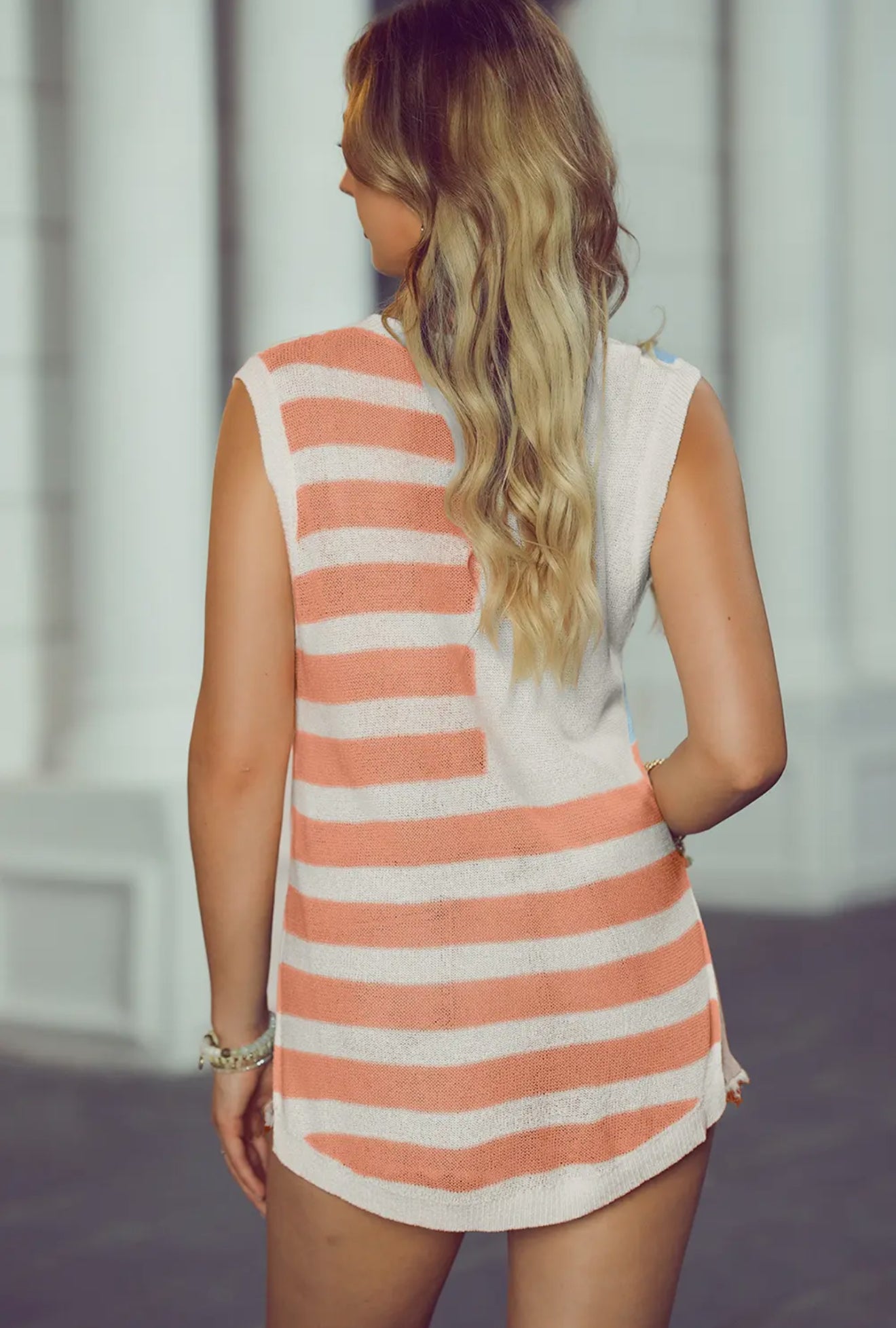 USA Flag Tank Top