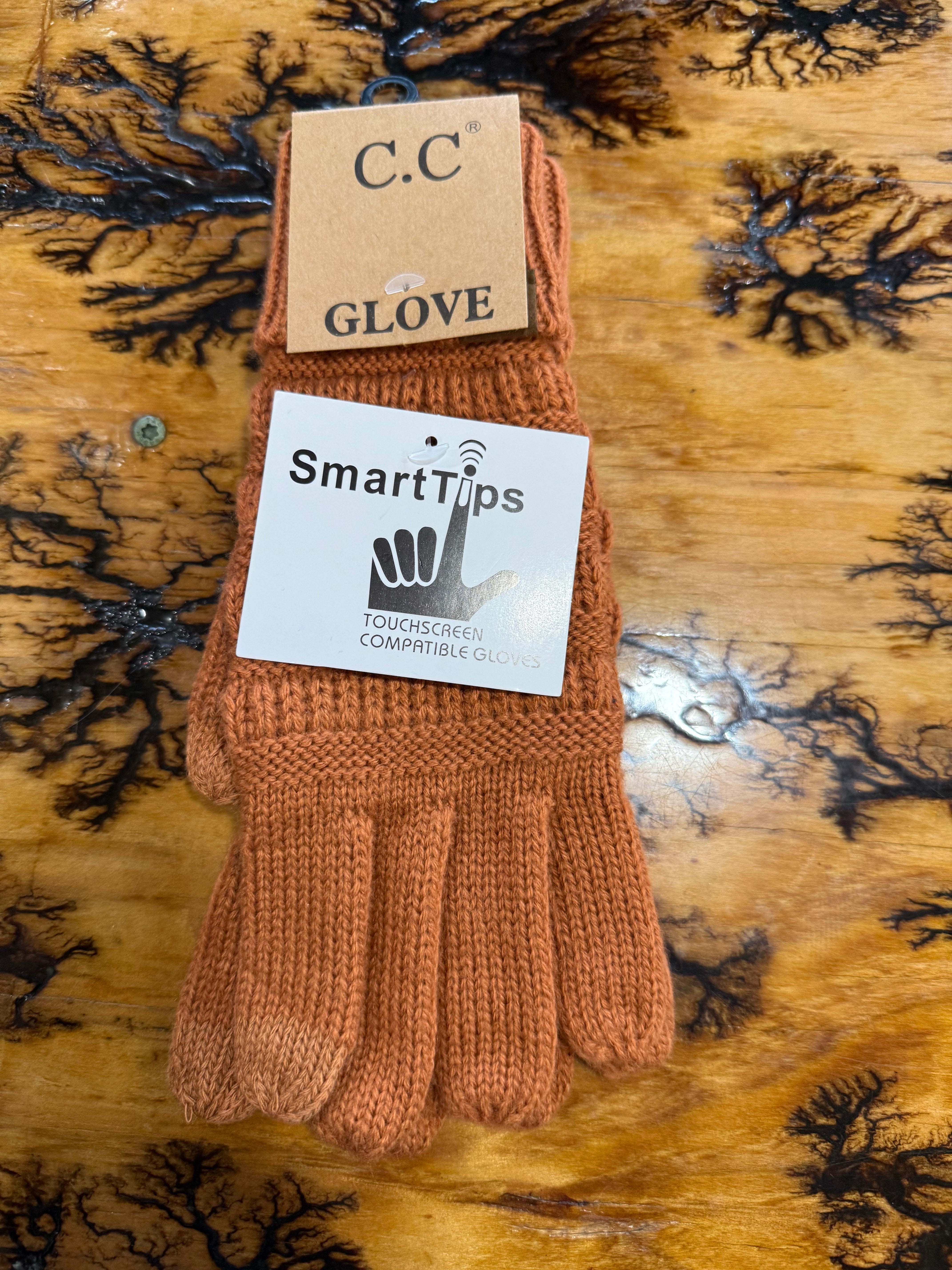 C.C Knitted Touch Screen Compatible Gloves