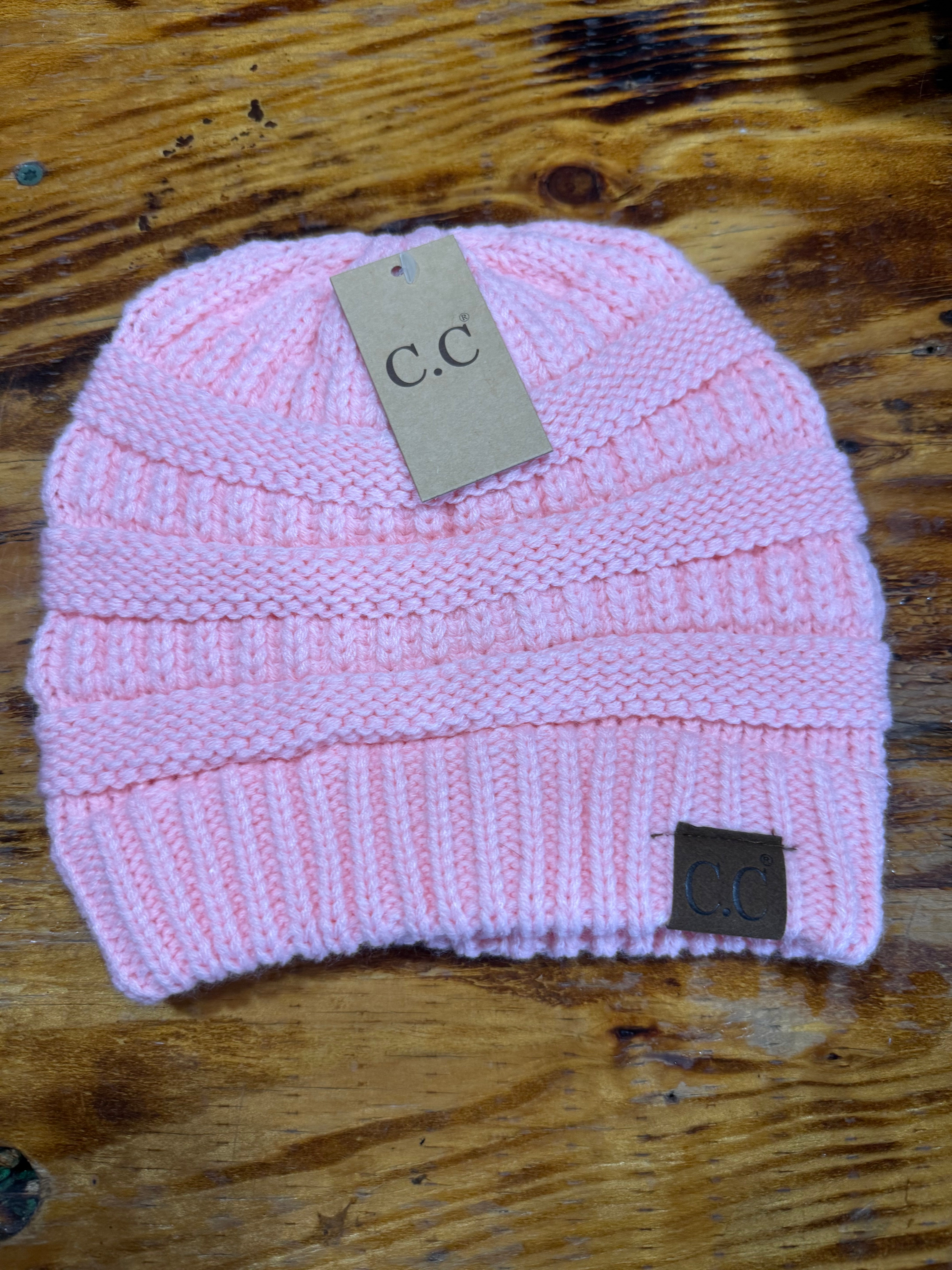 C.C Solid Cable Beanie