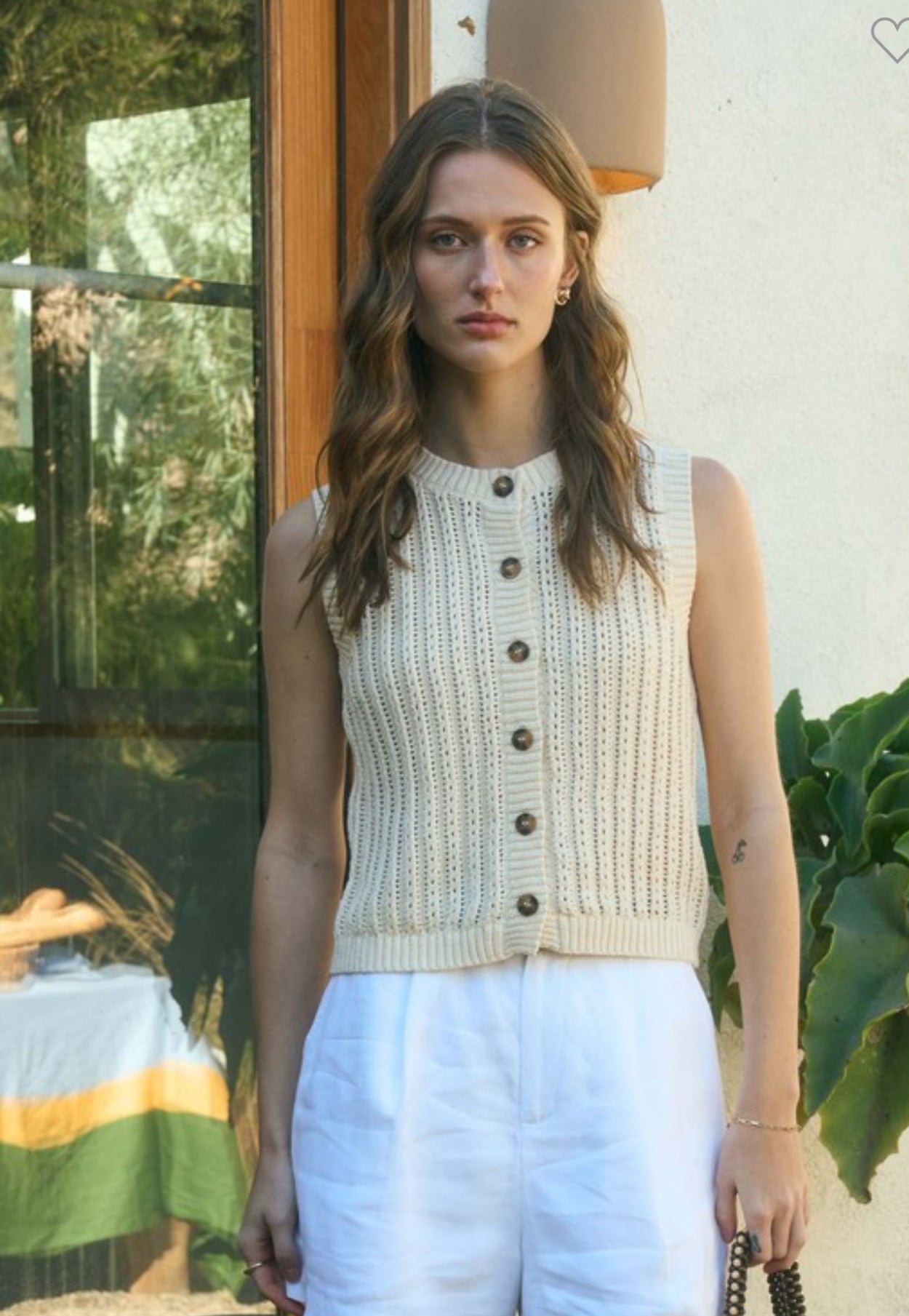 Button Down Knit Cardigan
