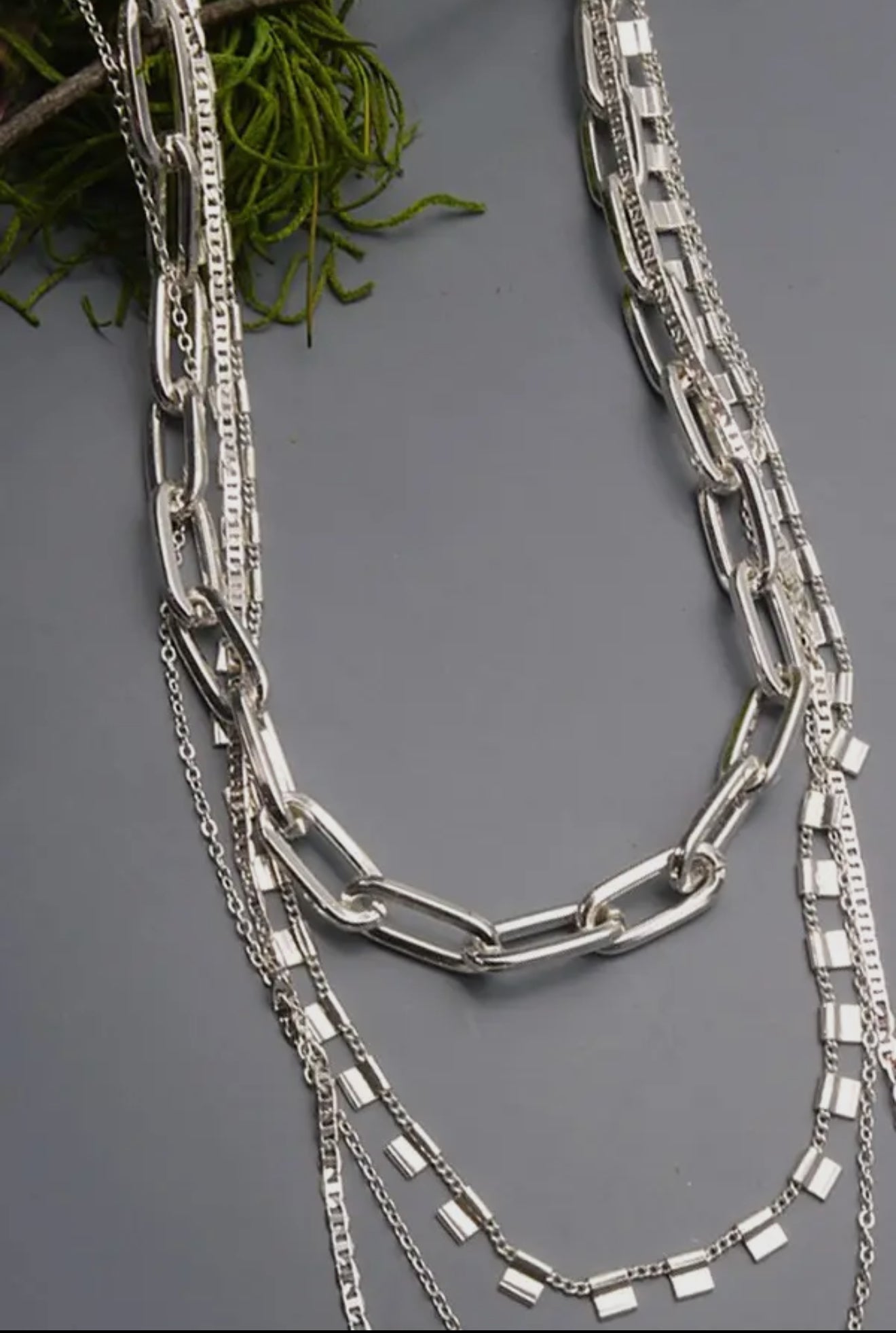 4 Chunky Chain Link Necklace