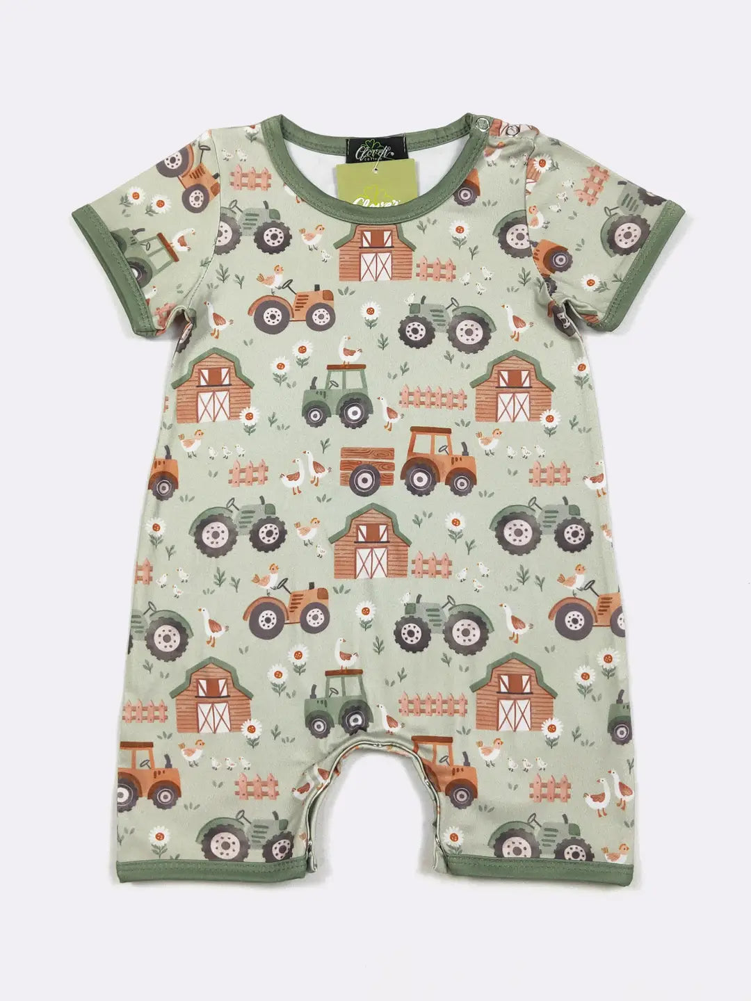 Green Gander Farm Romper