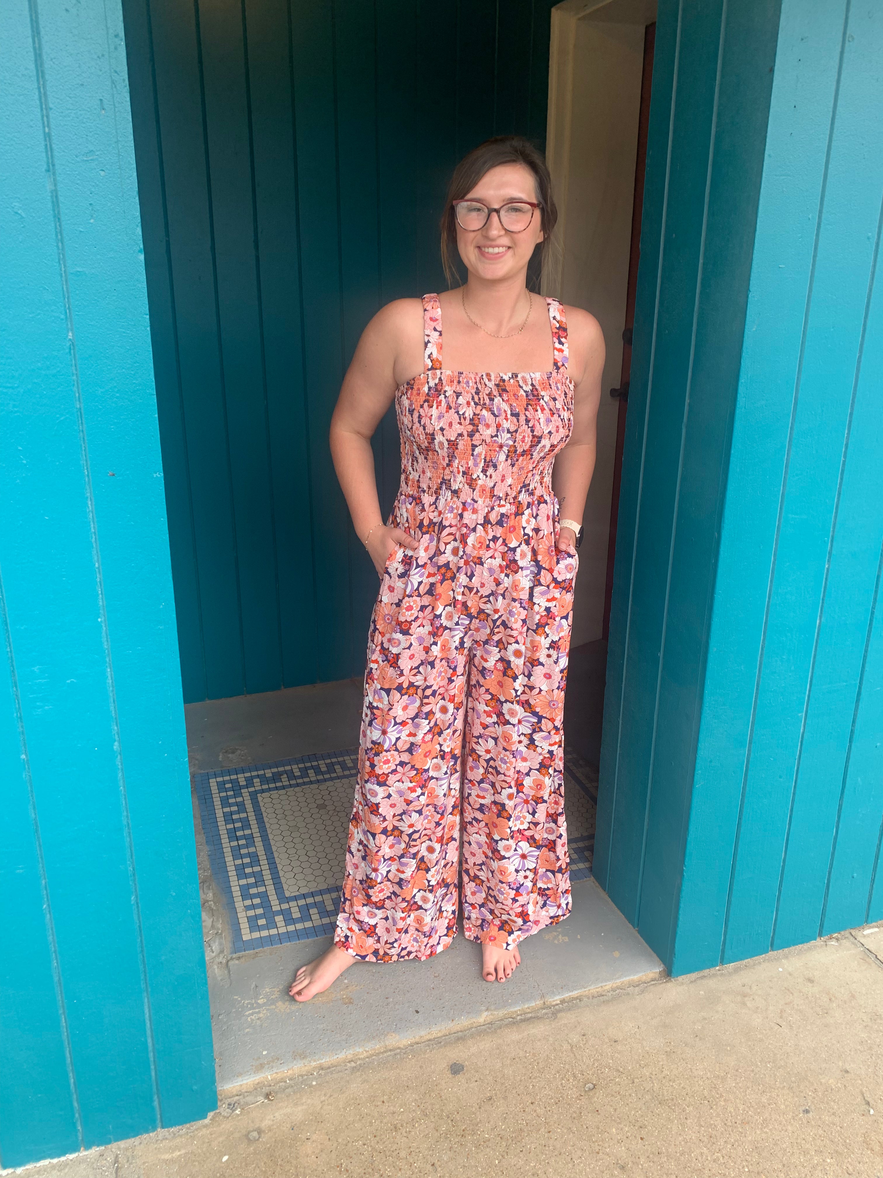 Spring Floral Jumpsuit