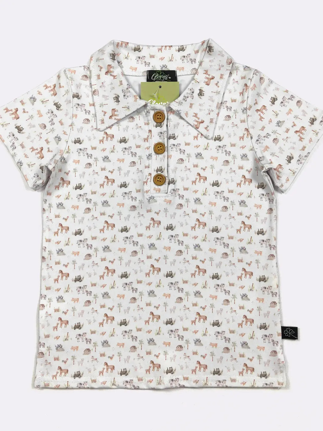 Mini Farm Boy Collar Shirt