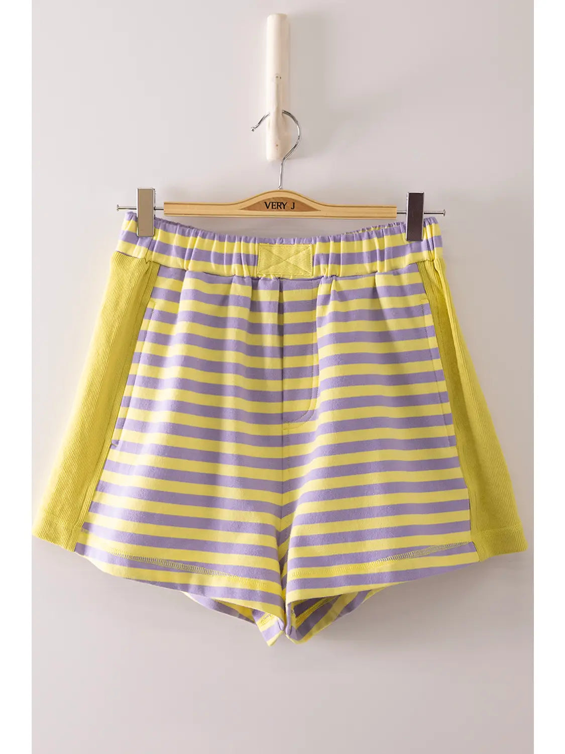 Striped Color Block Lounge Shorts