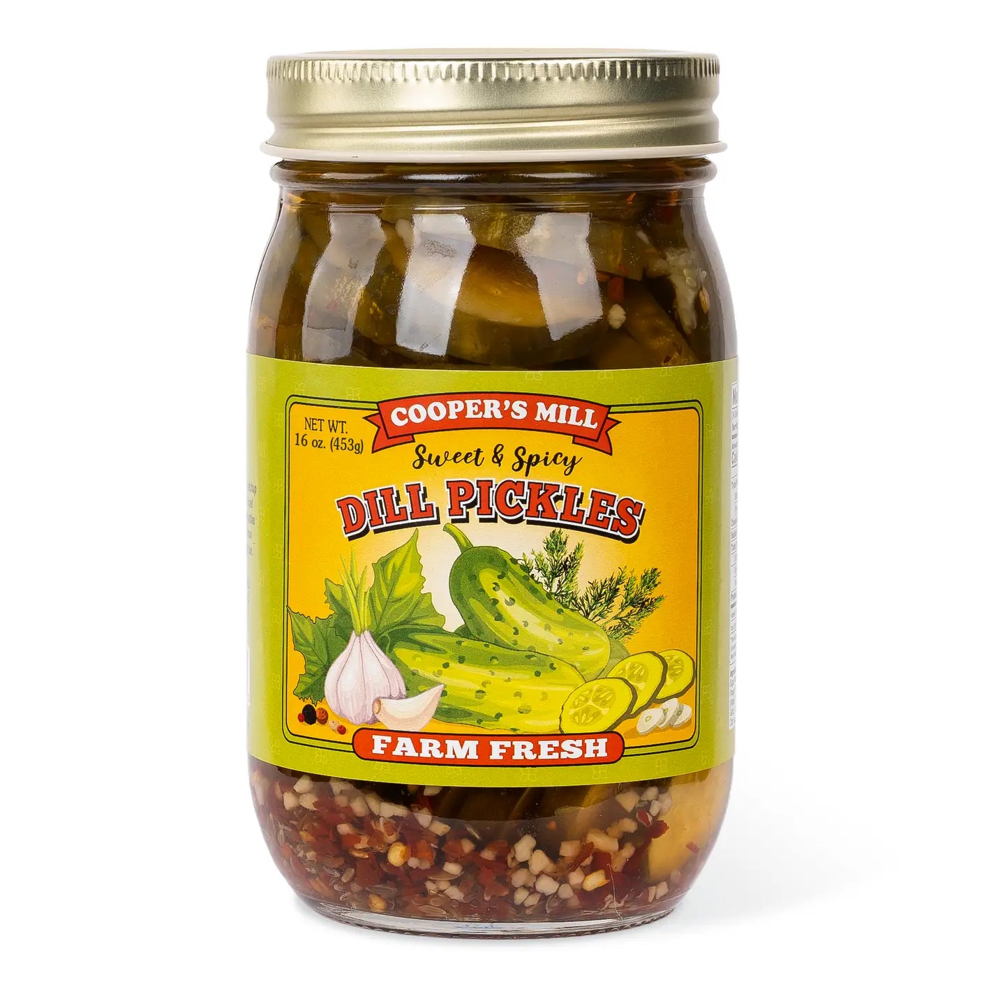 Cooper's Mill Pickles/ Garlic/ Jalapenos