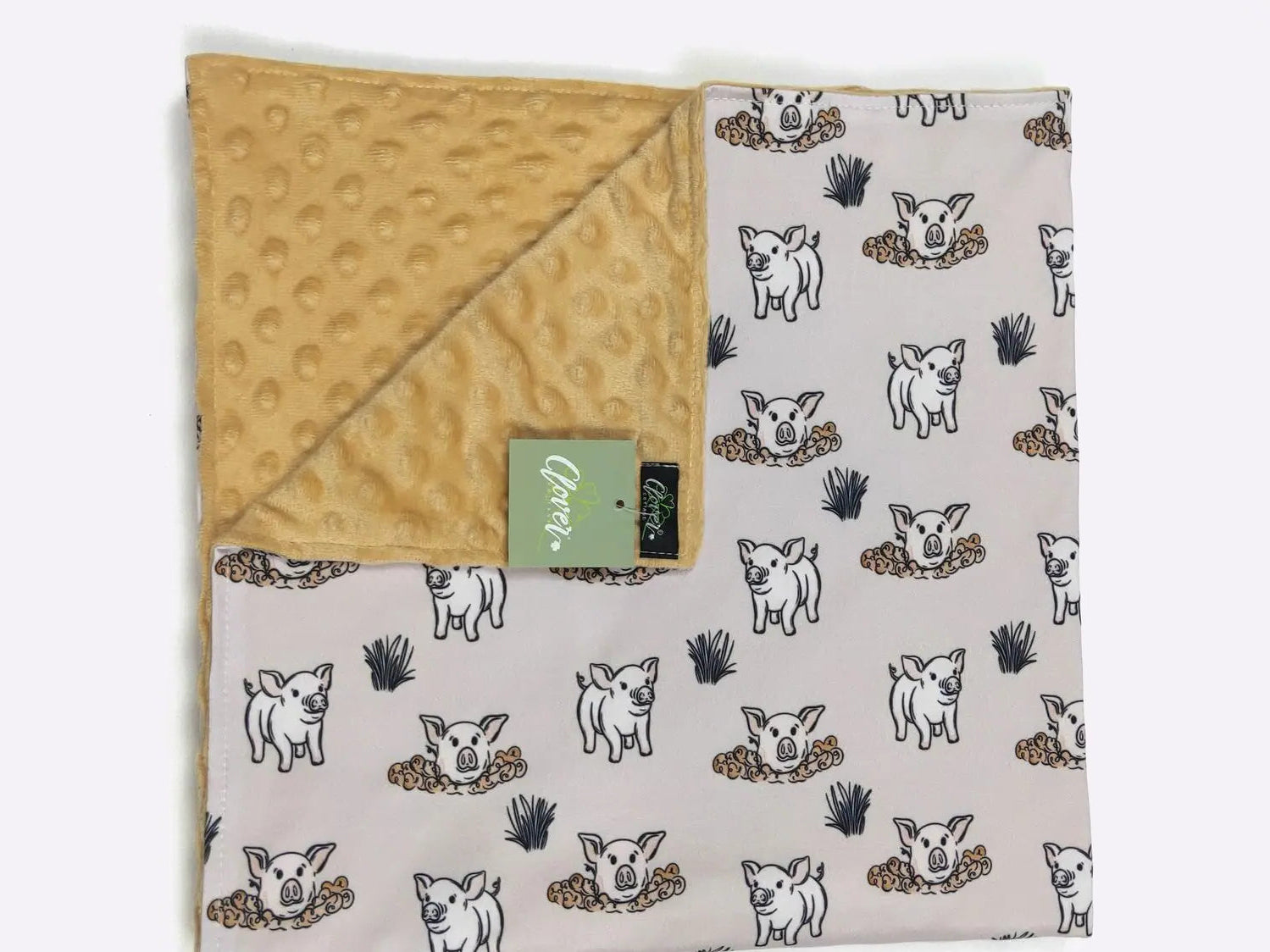 Minky Baby Blanket 29x43 Inches
