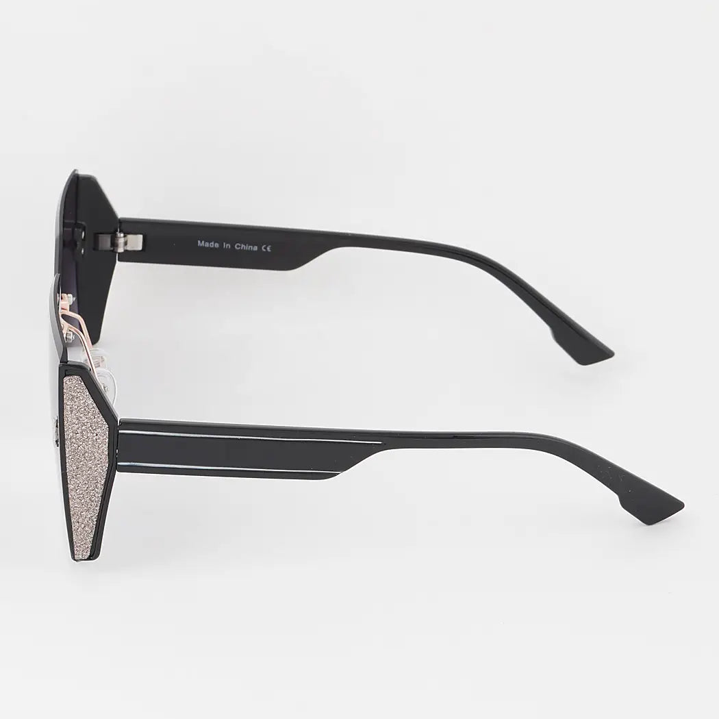 Butterfly Glitter Frame Women's Sunglasses