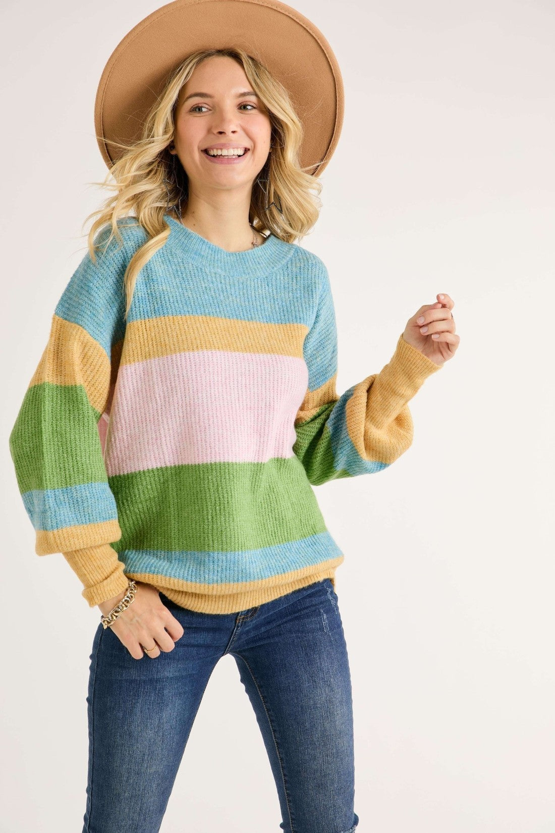 Stripe Pullover Sweater