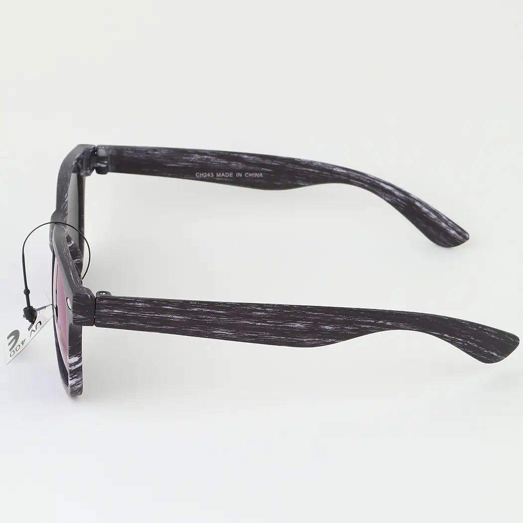 Modern Streak Wayfarer Sunglasses