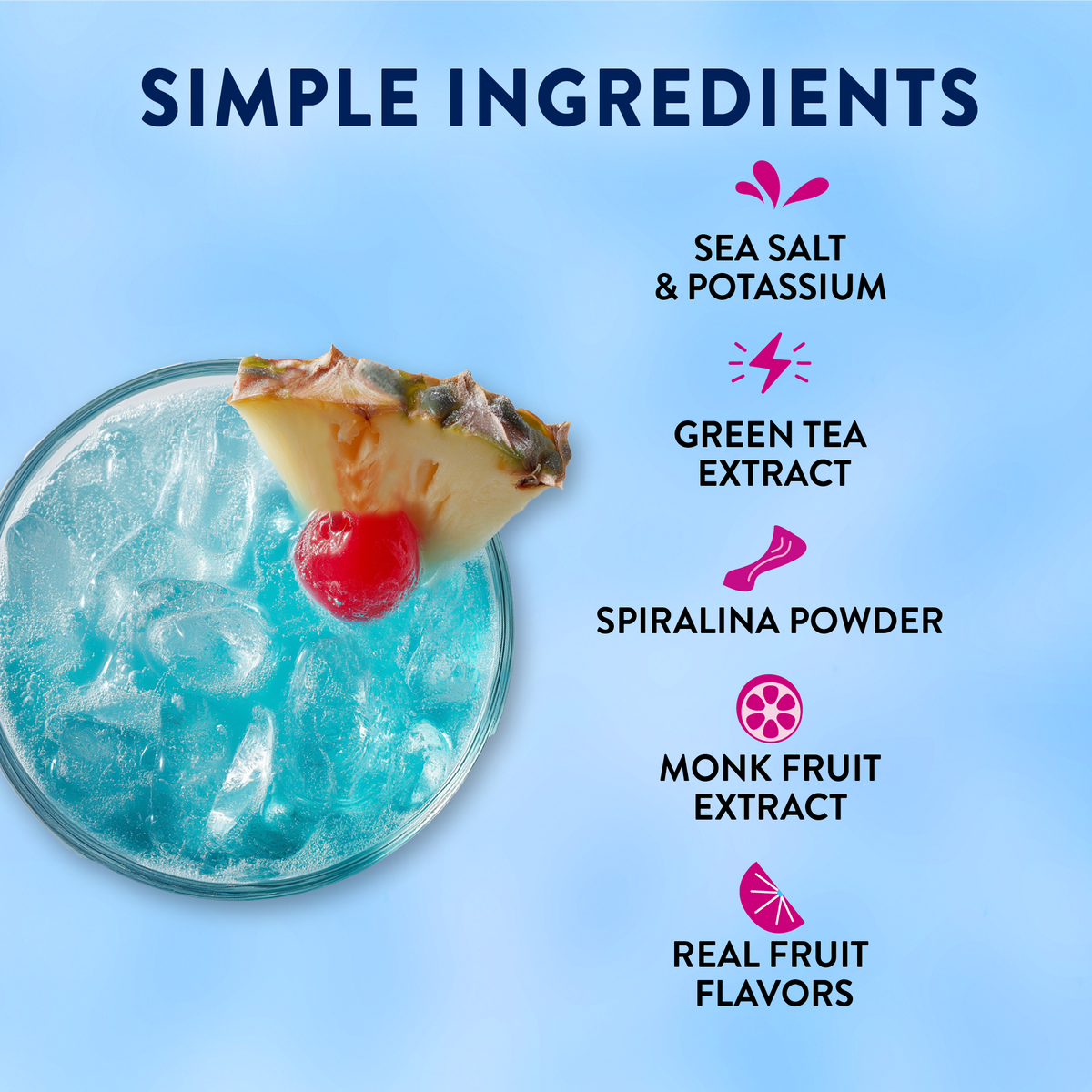 Skinny Mixes Refresher Stix- Tropical Punch
