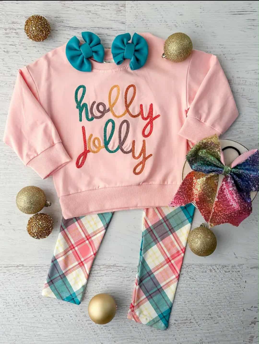 Holly Jolly Plaid Legging Set