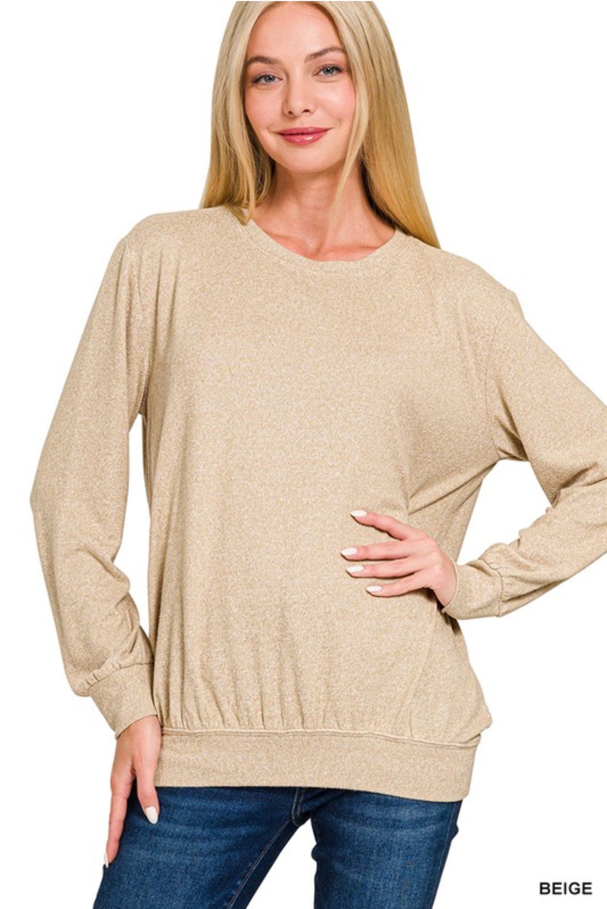 Soft Mélange Top