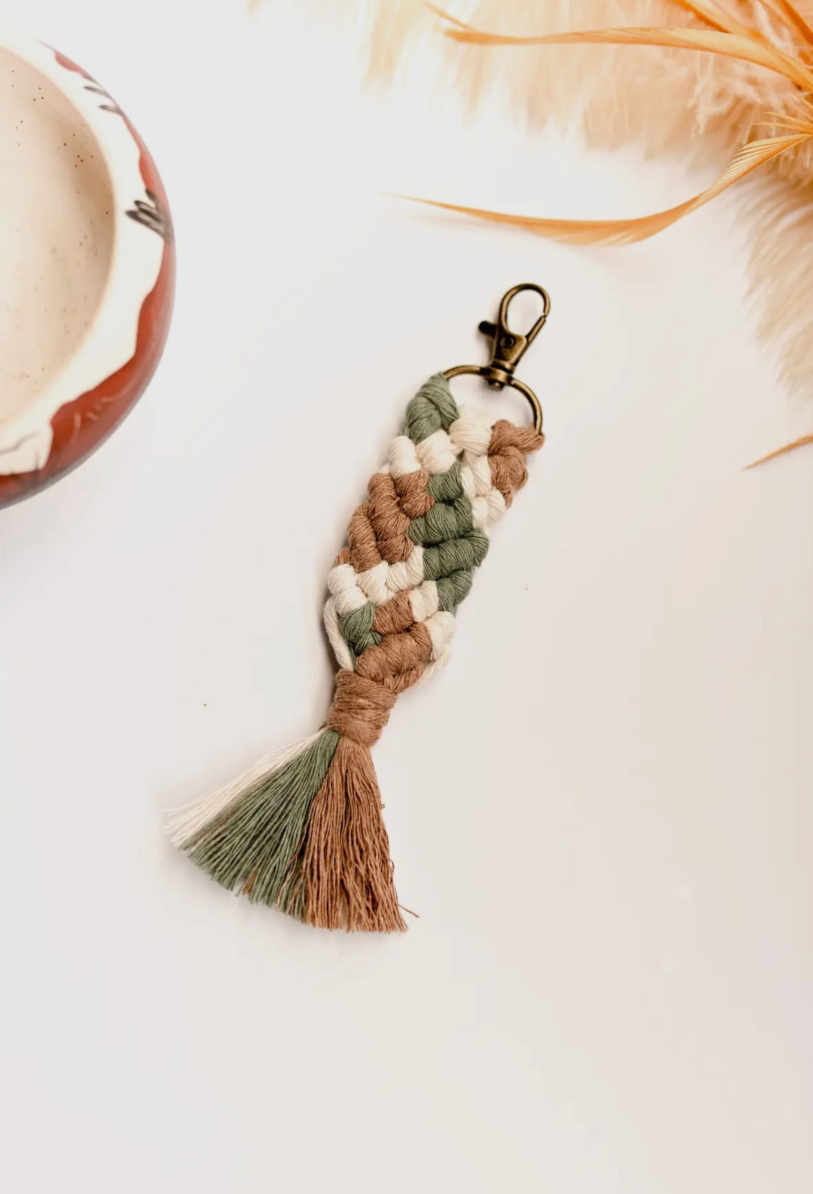 Macrame Keychains/ Wristlets