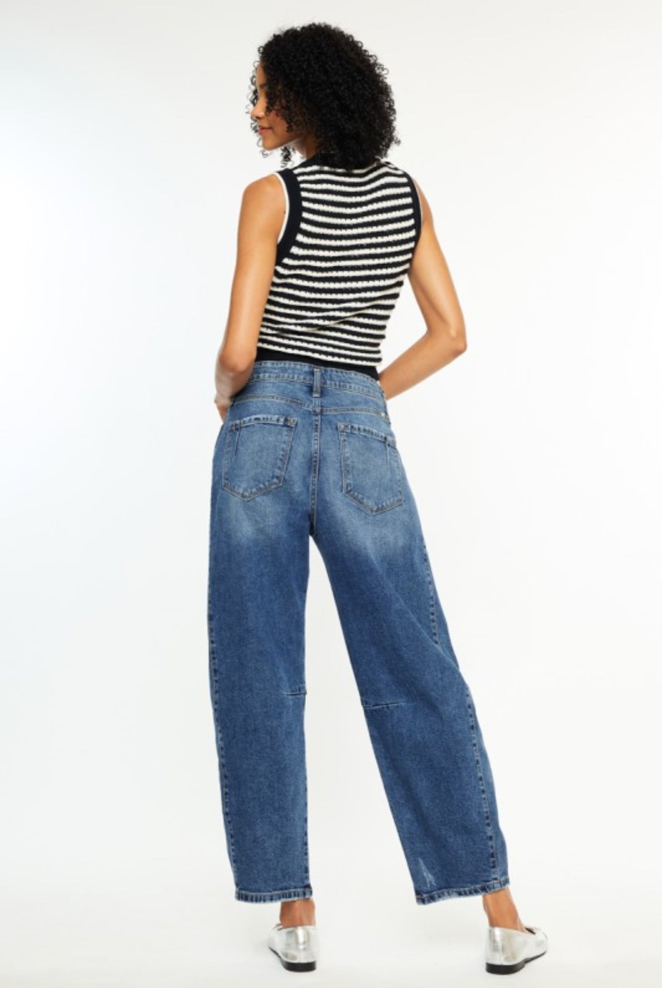 Kancan Low Slung Horseshoe Fit Jeans