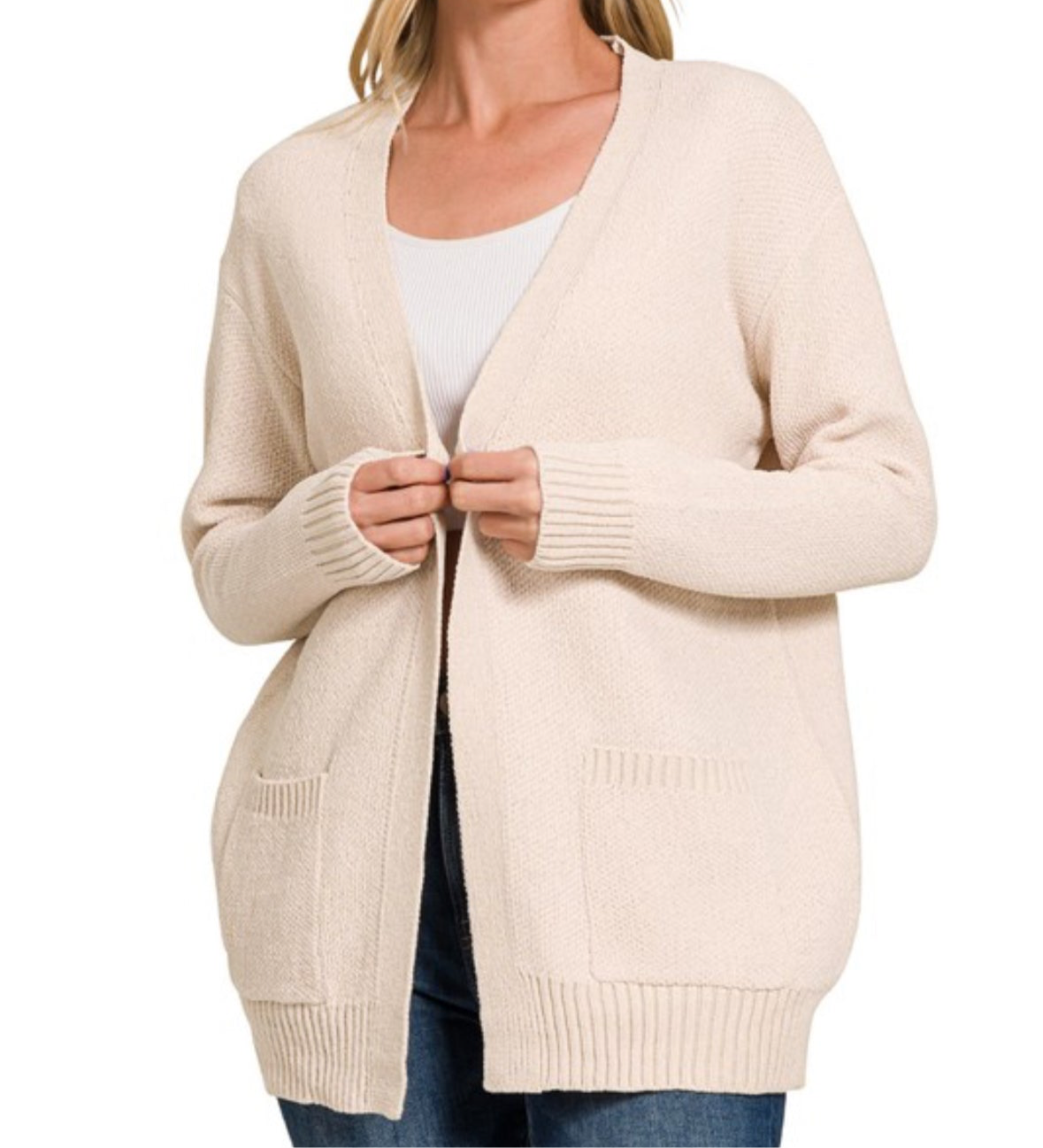 Mélange Sweater Cardigan