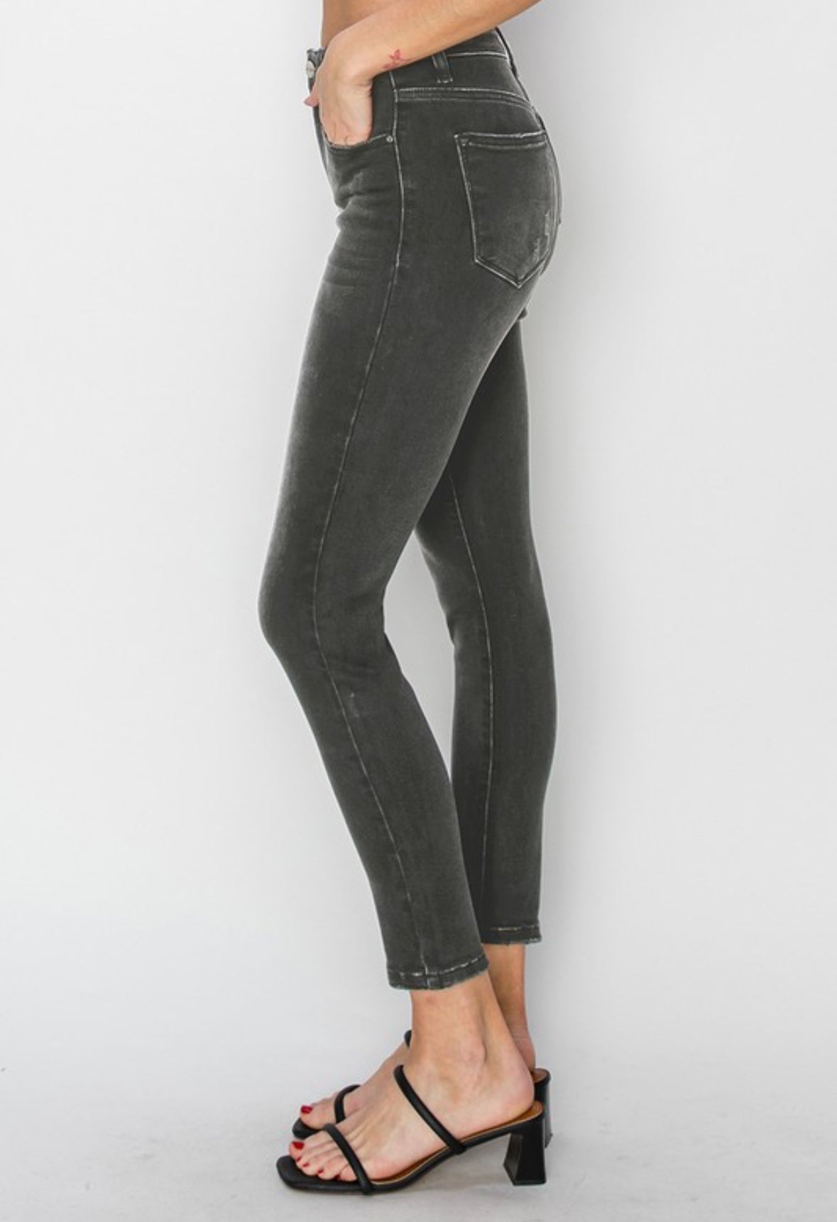 Risen high Rise Basic Ankle Skinny Jeans