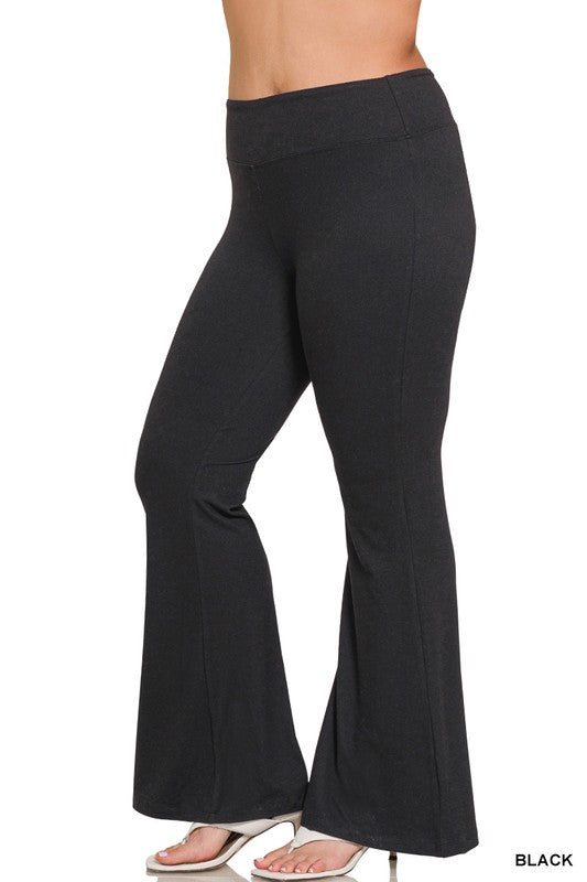 Plus Soft Flare Yoga Pants