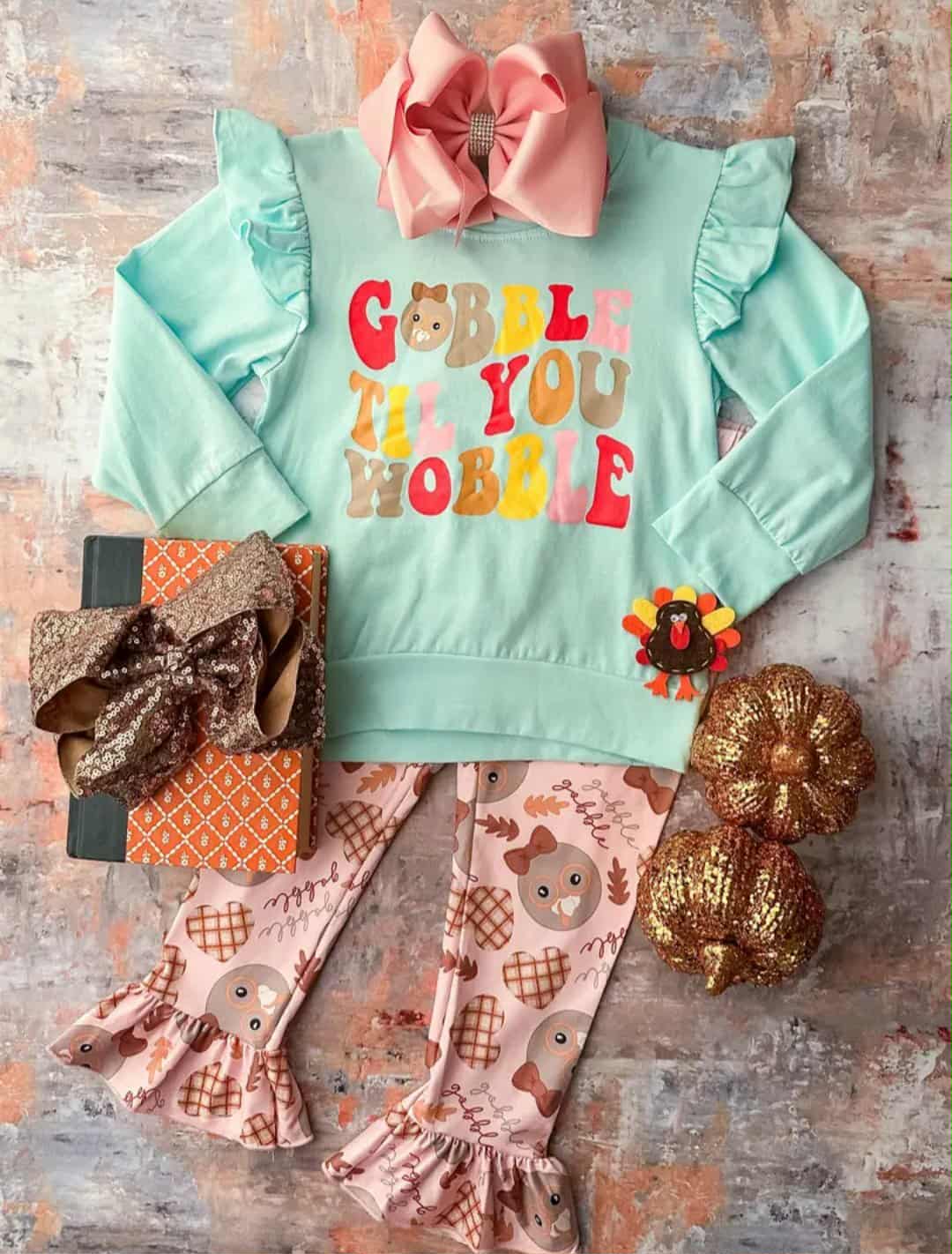 Gobble Til you wobble Legging Set