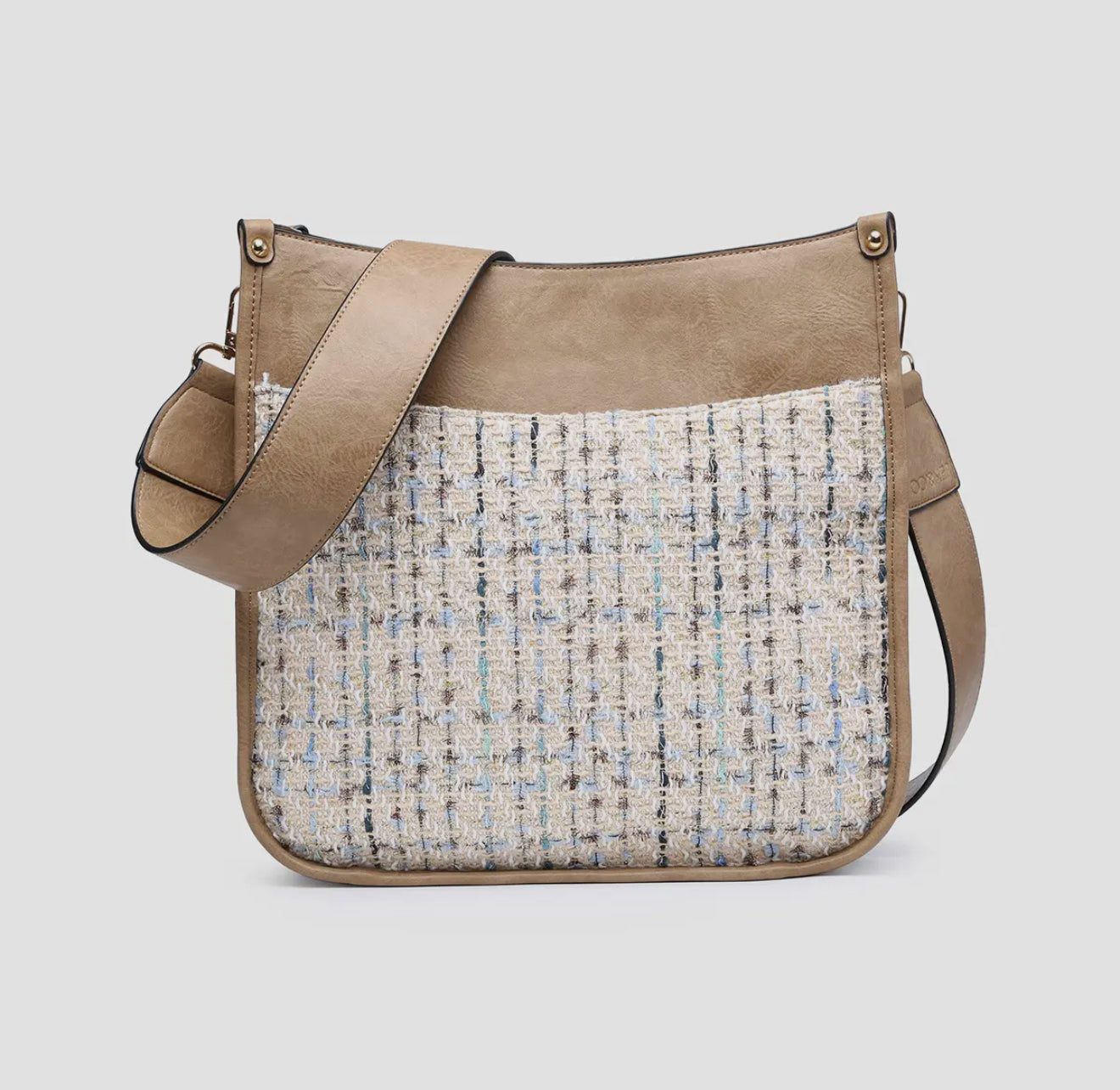 Chloe Tweed Crossbody w/ Guitar Strap