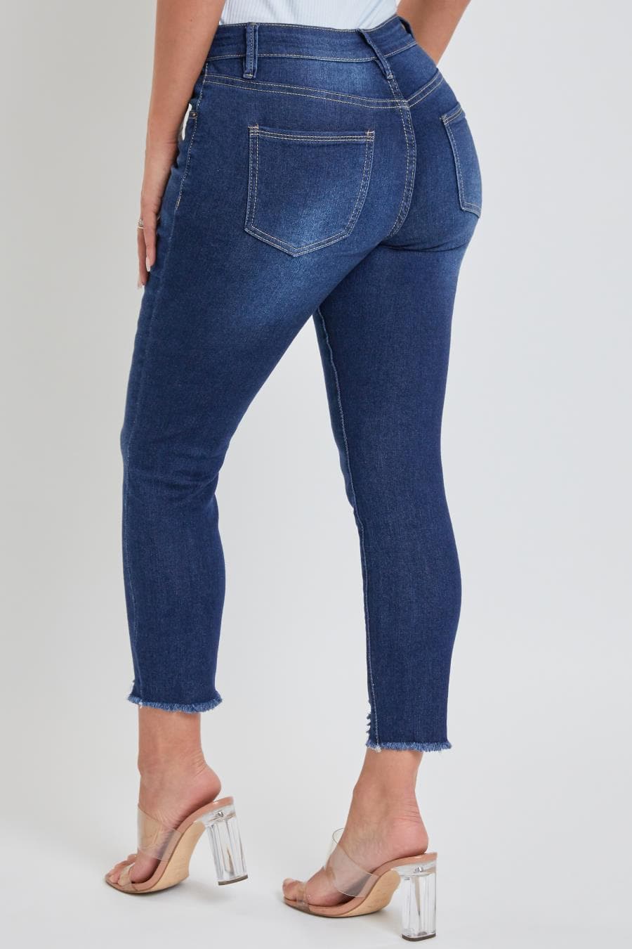 Petite 4 Button Skinny Ankle Sustainable Jean