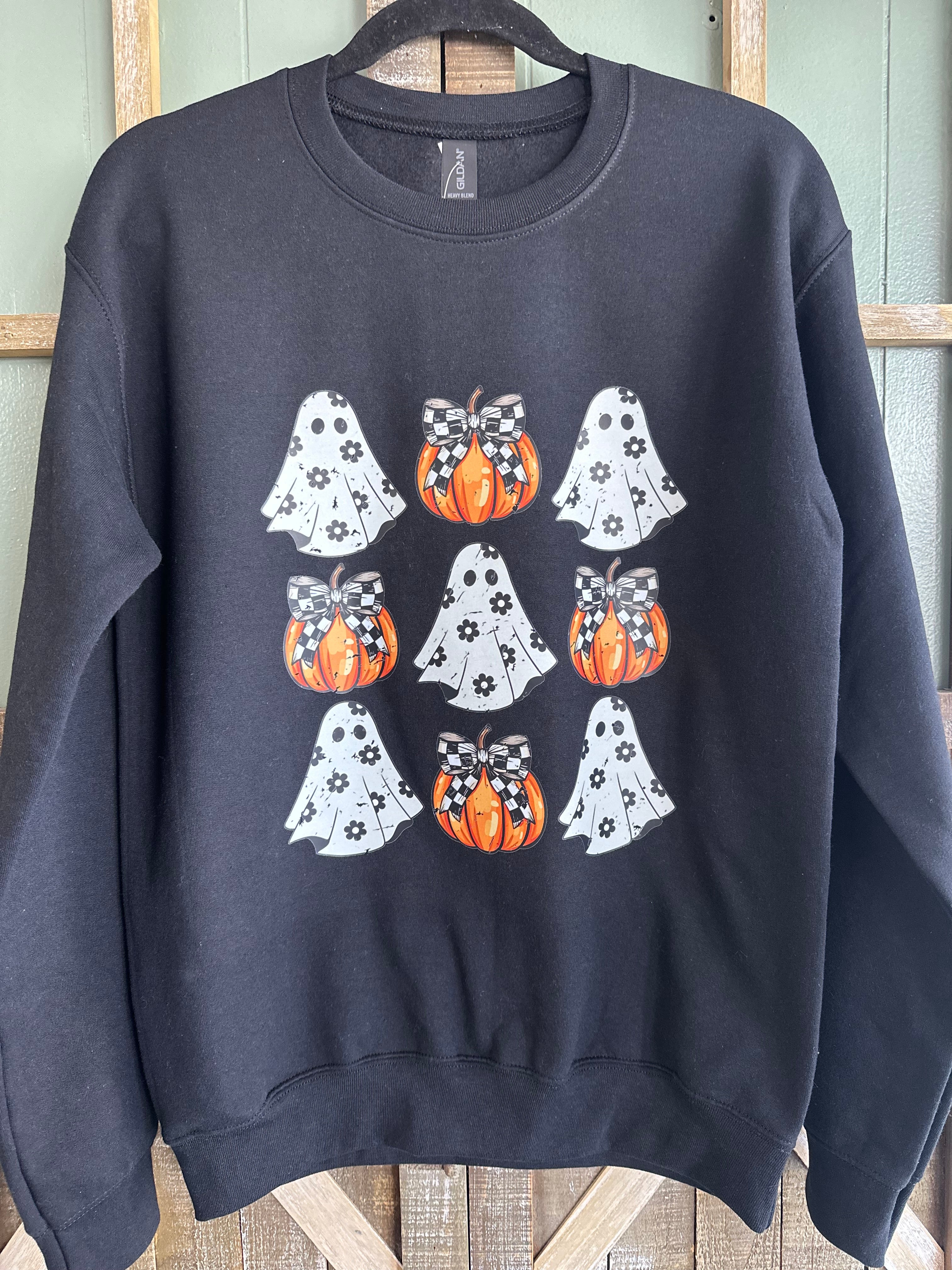 Pumpkin & Ghost Sweatshirt