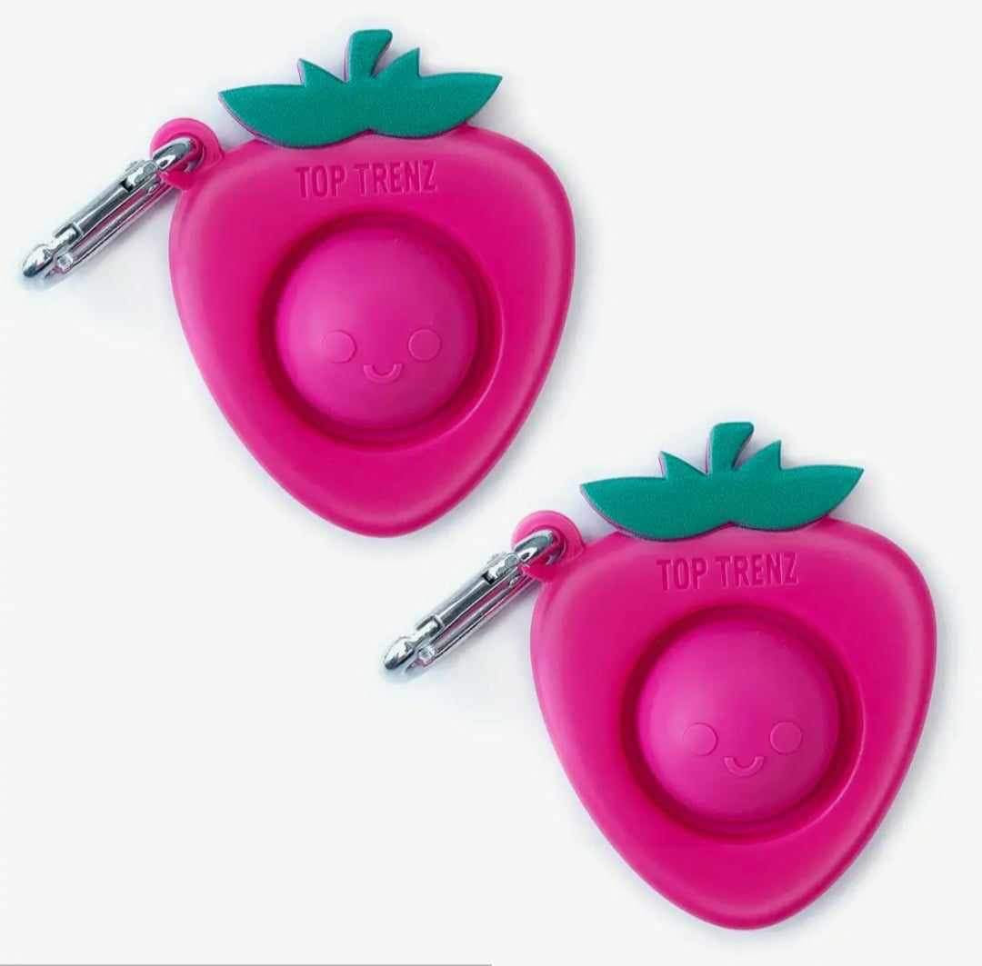 Strawberry Fidget Keychain