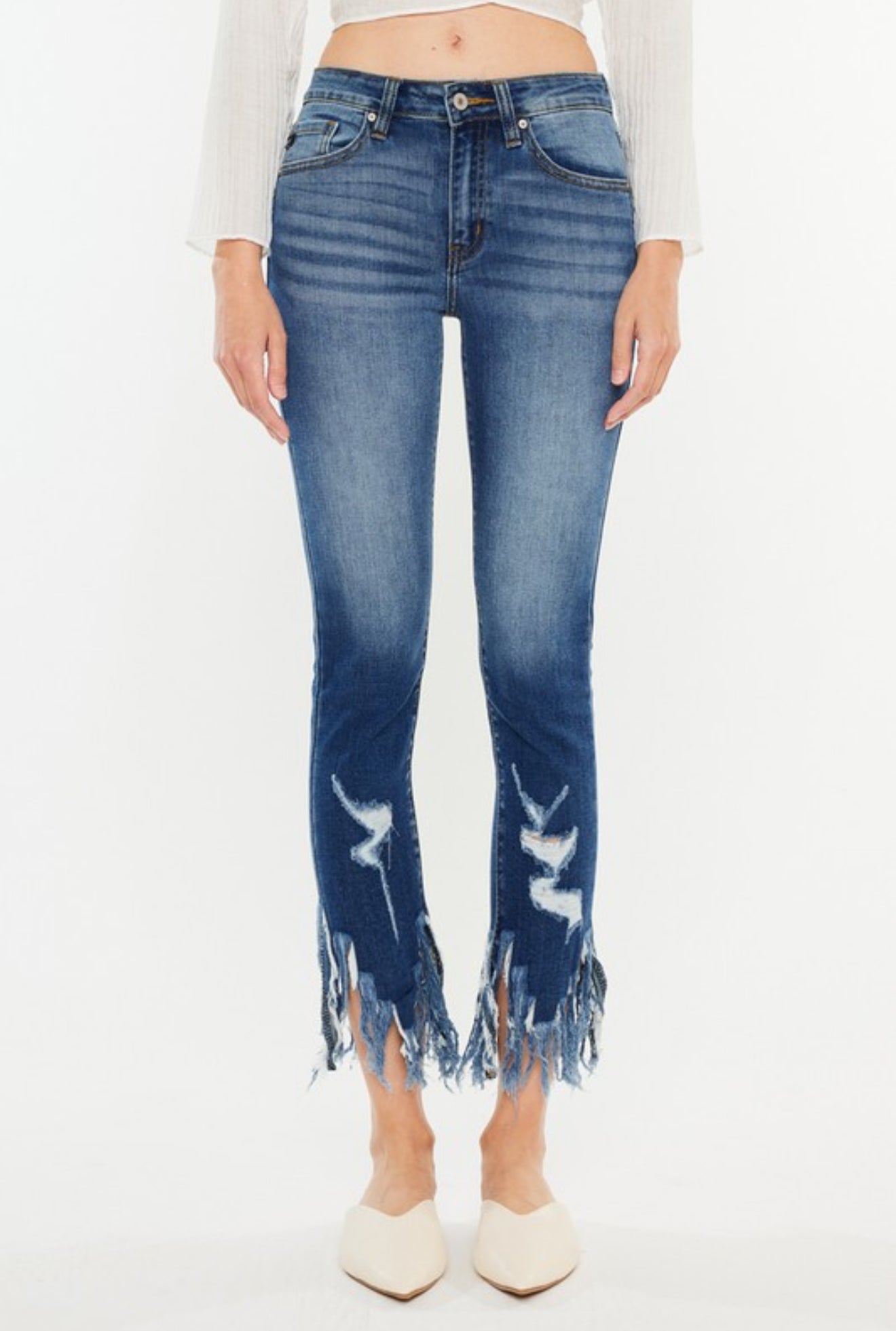 Kancan High Rise Ankle Skinny Jeans