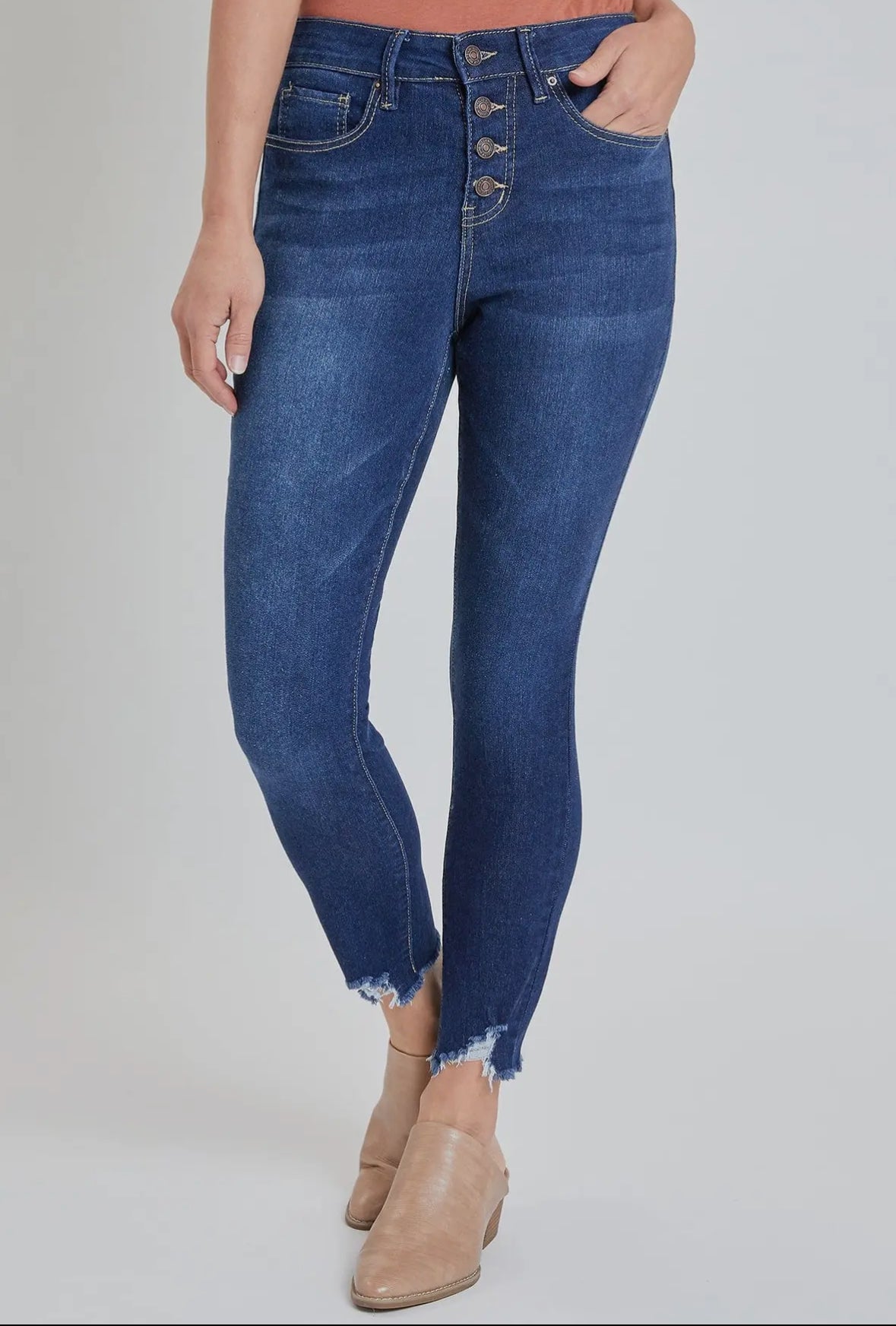 YMI 4 Button Skinny Jeans