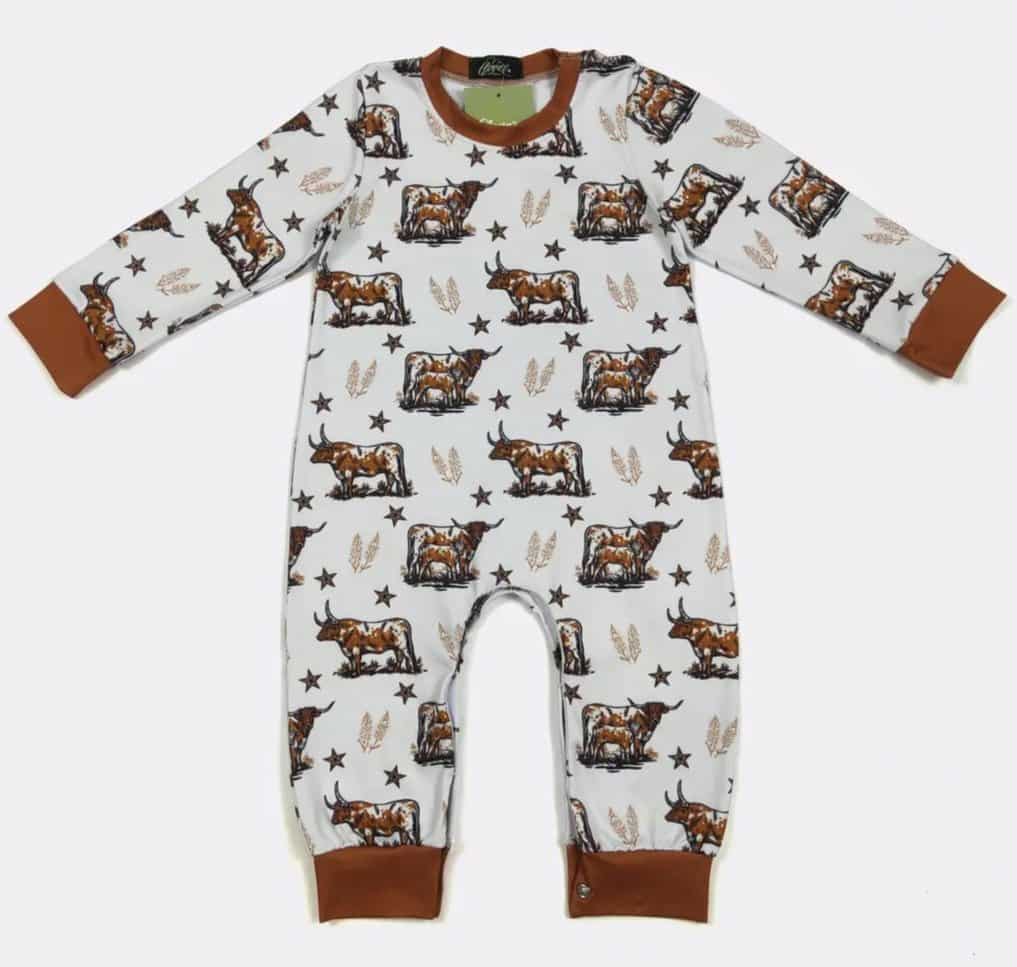 Steer Baby Romper