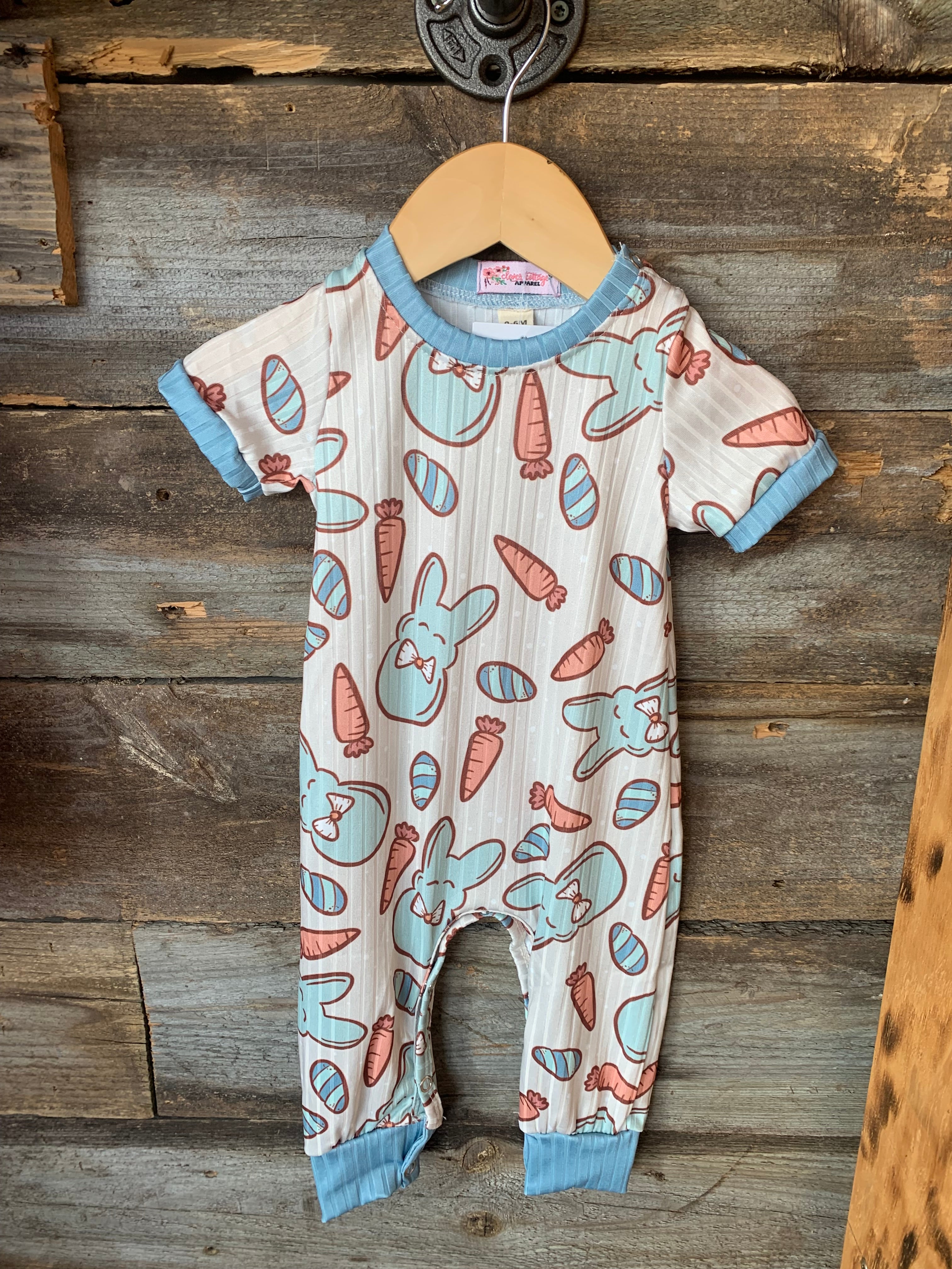 Kid's Blue Bunny Romper