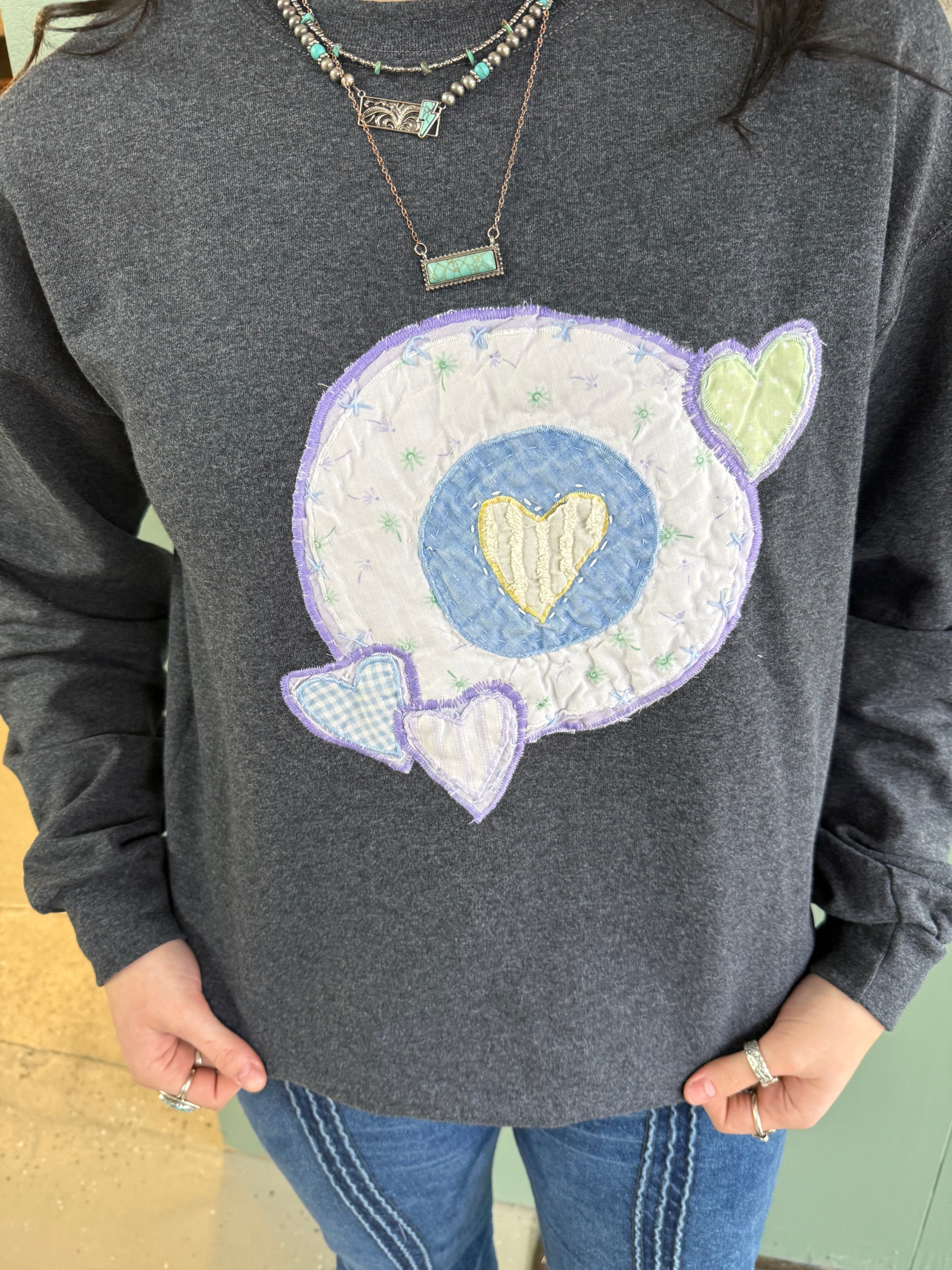 Circle & Heart Sweatshirt