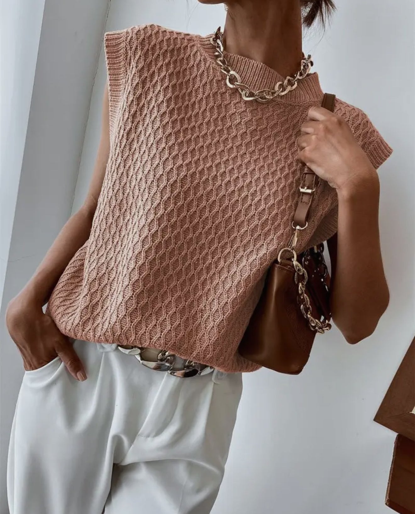 Knit Sweater Vest