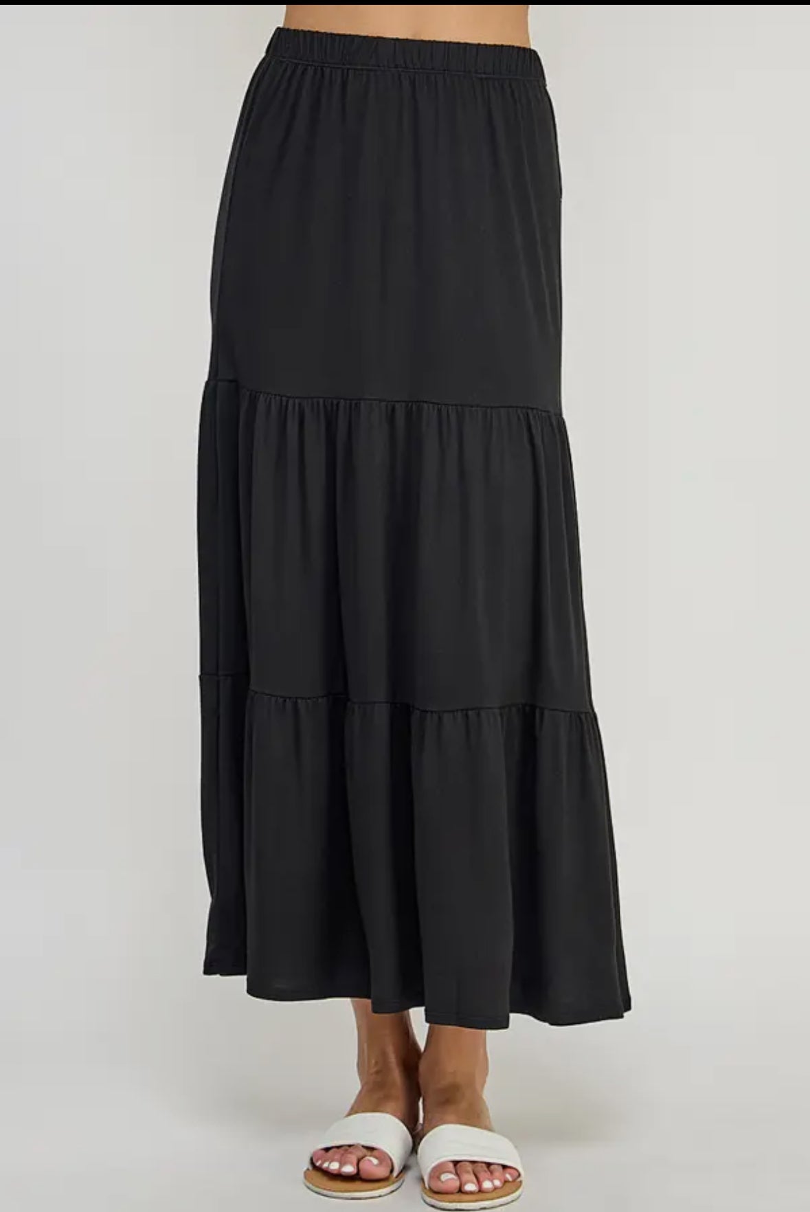 Tiered Midaxi Skirt